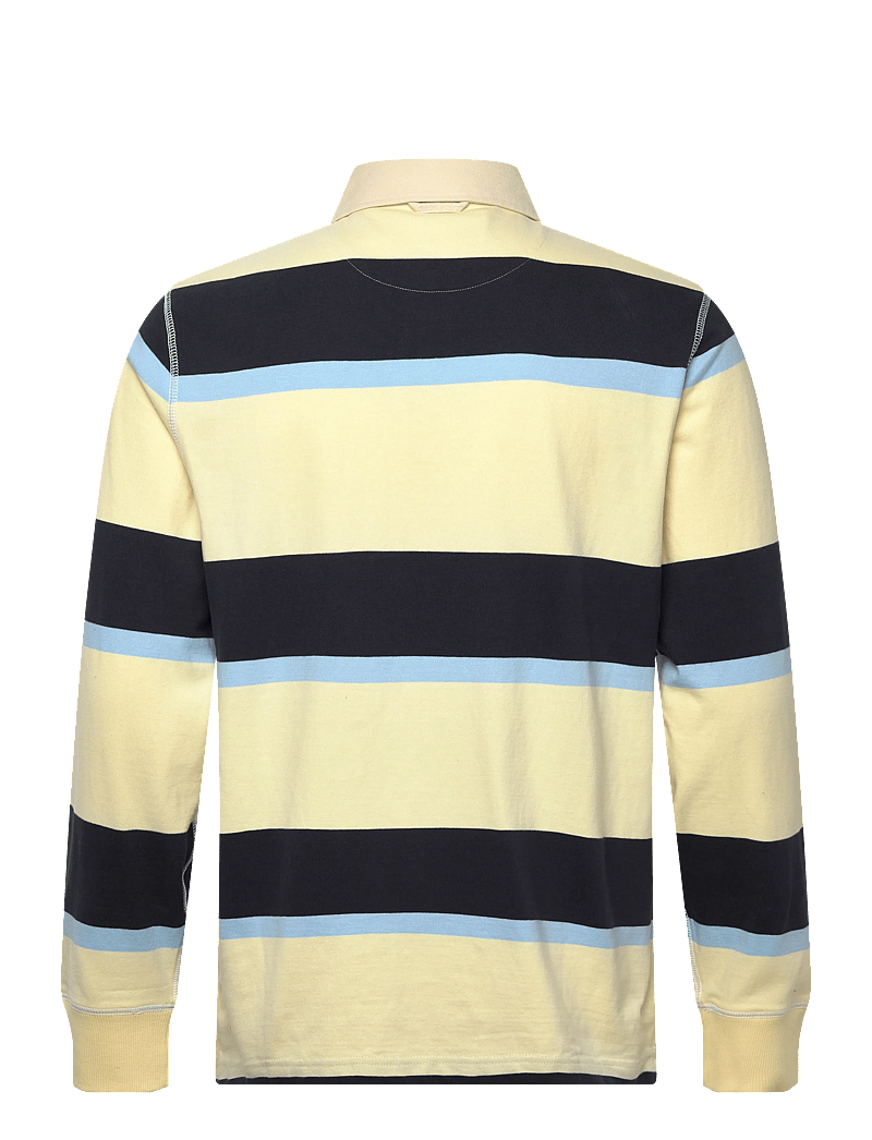 Gant - BLOCKED STRIPE RUGGER - langärmelig - vanilla yellow - 2