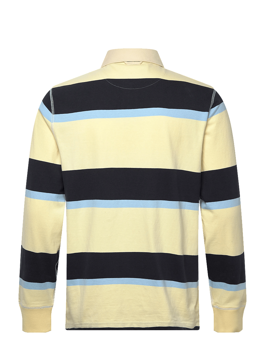 Gant - BLOCKED STRIPE RUGGER - langärmelig - vanilla yellow - 2