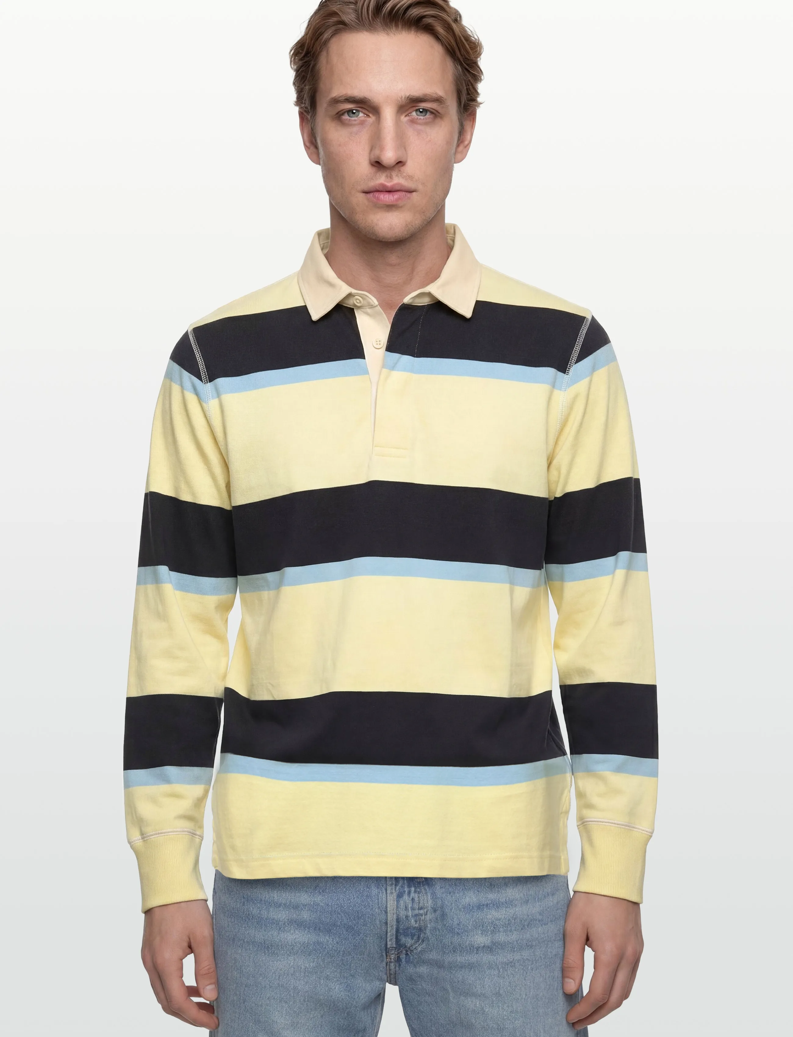 Gant Blocked Stripe Rugger pikéer herr – bild 2