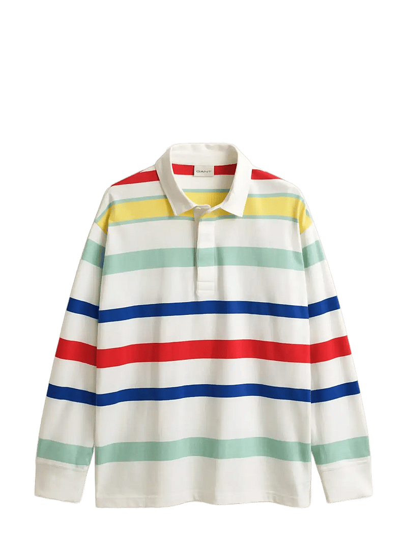 Gant - MULTI COLOR RUGGER - langärmelig - eggshell - 1