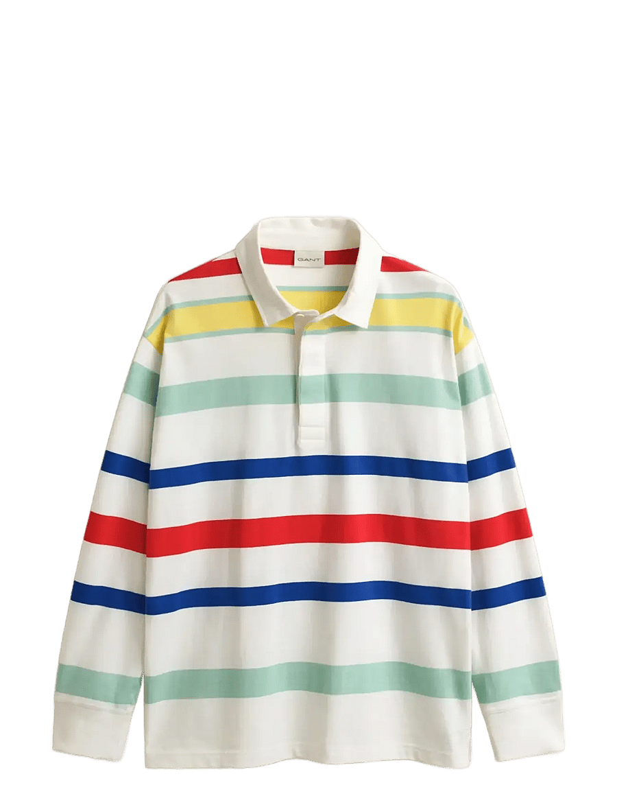 Gant - MULTI COLOR RUGGER - langärmelig - eggshell - 1