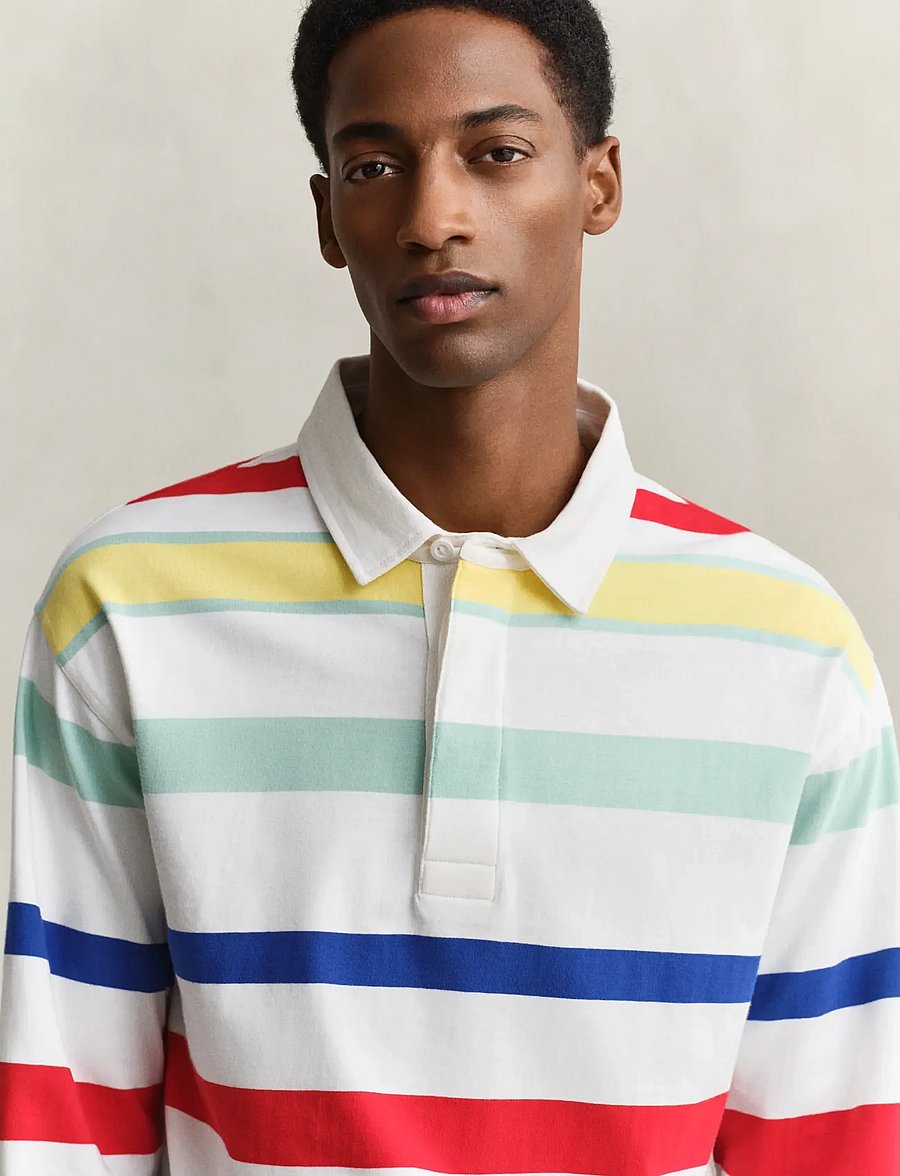 Gant - MULTI COLOR RUGGER - langärmelig - eggshell - 3