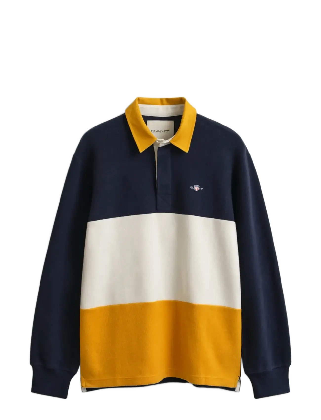 Gant BLOCKED HEAVY RUGGER - Poloer - EVENING BLUE / navy