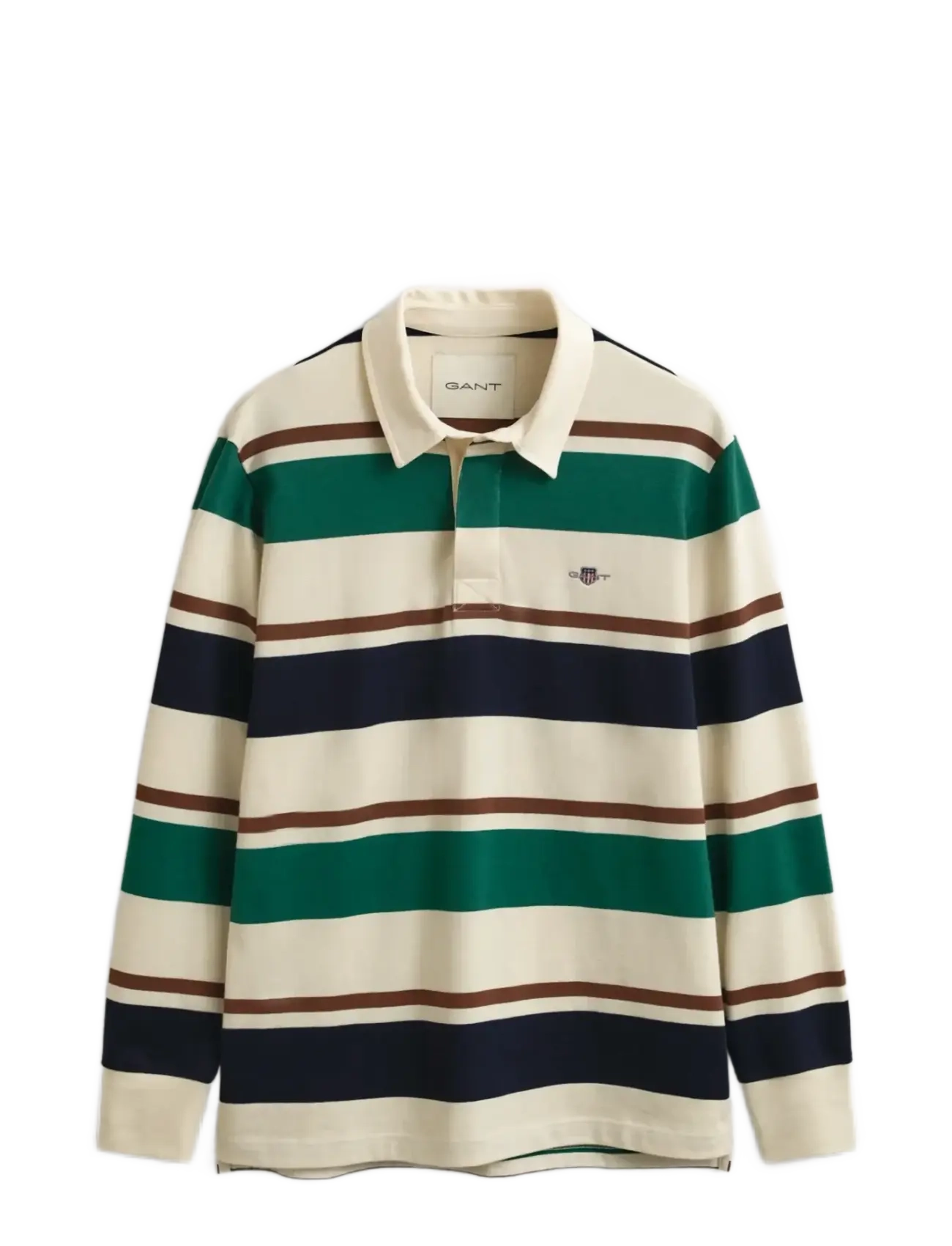 STRIPED HEAVY RUGGER - CREAM
