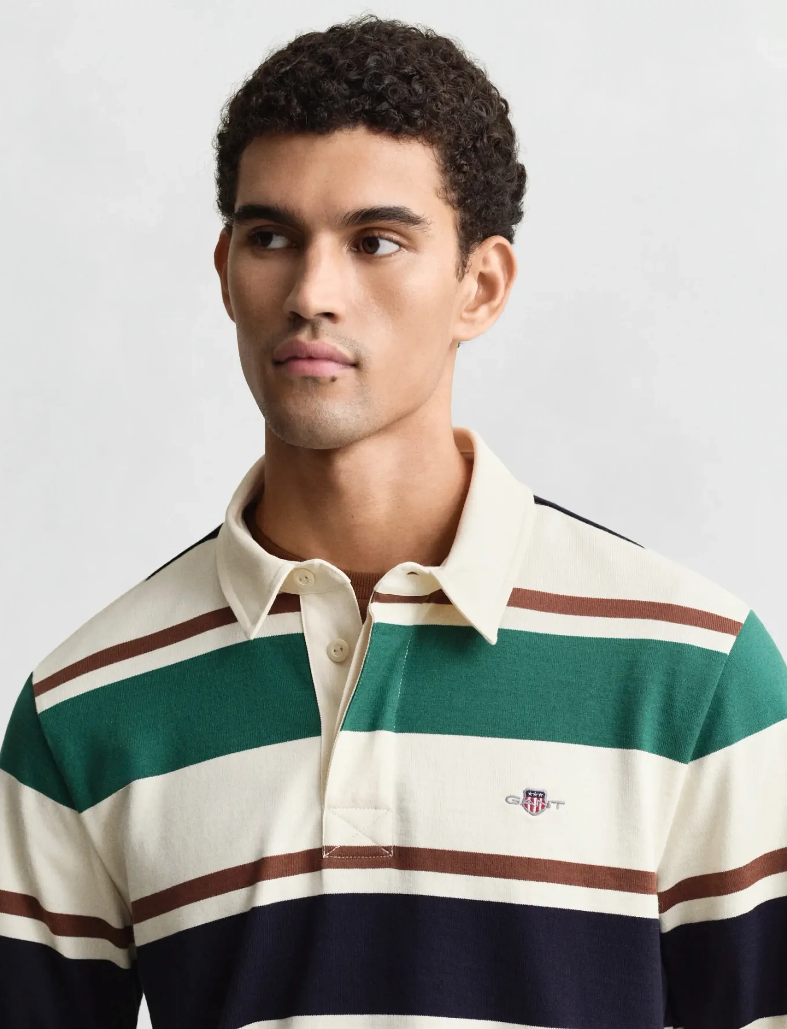 Gant - STRIPED HEAVY RUGGER - langermede - cream - 3