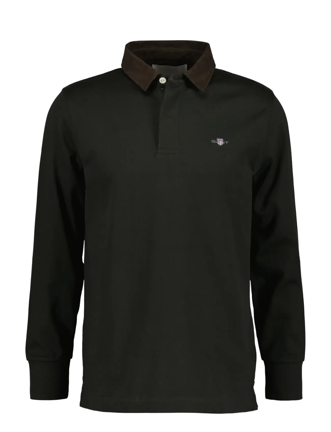 Gant - CORD COLLAR RUGGER - dark moss green - 1