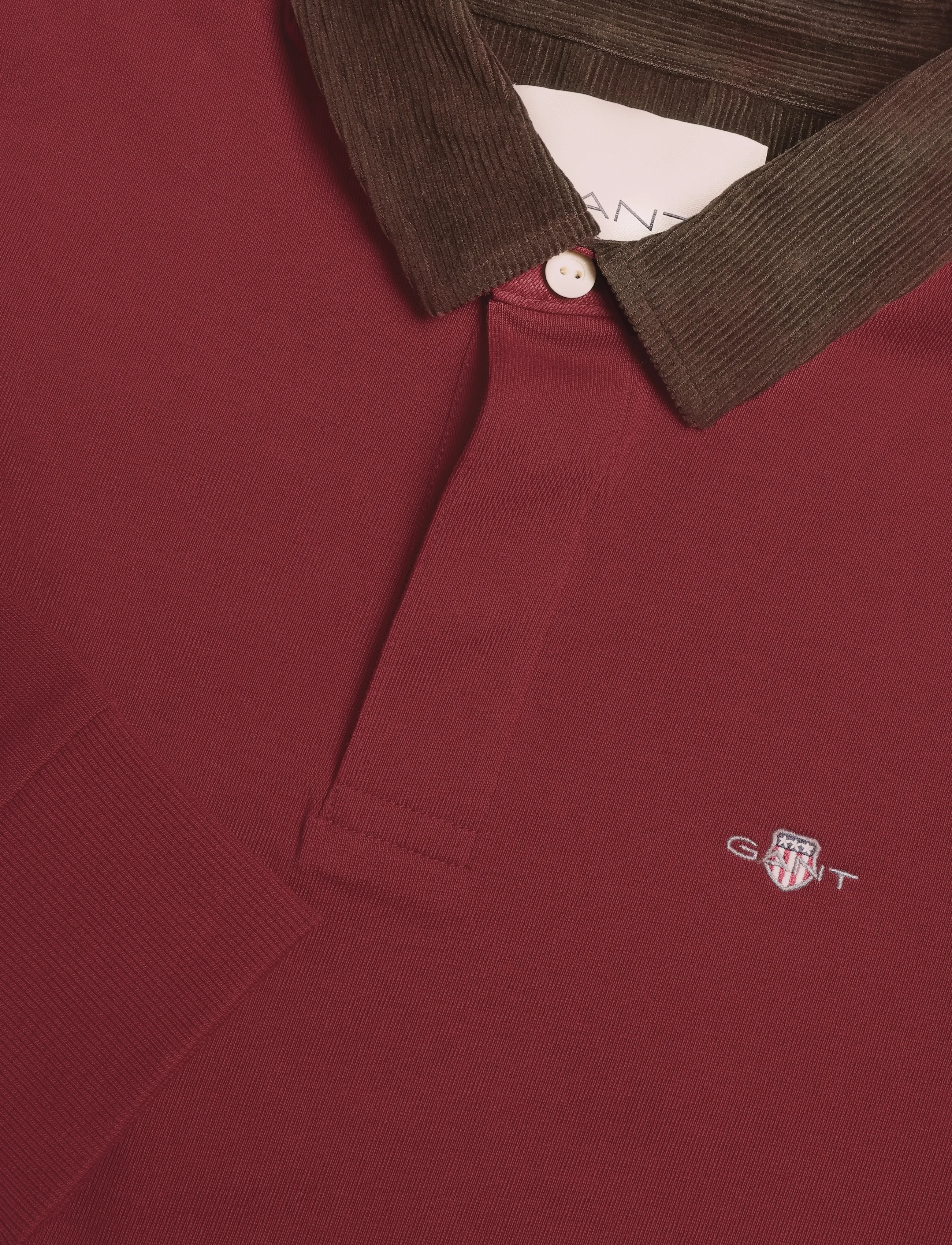 Gant - CORD COLLAR RUGGER - premium styles - deep grape wine - 3