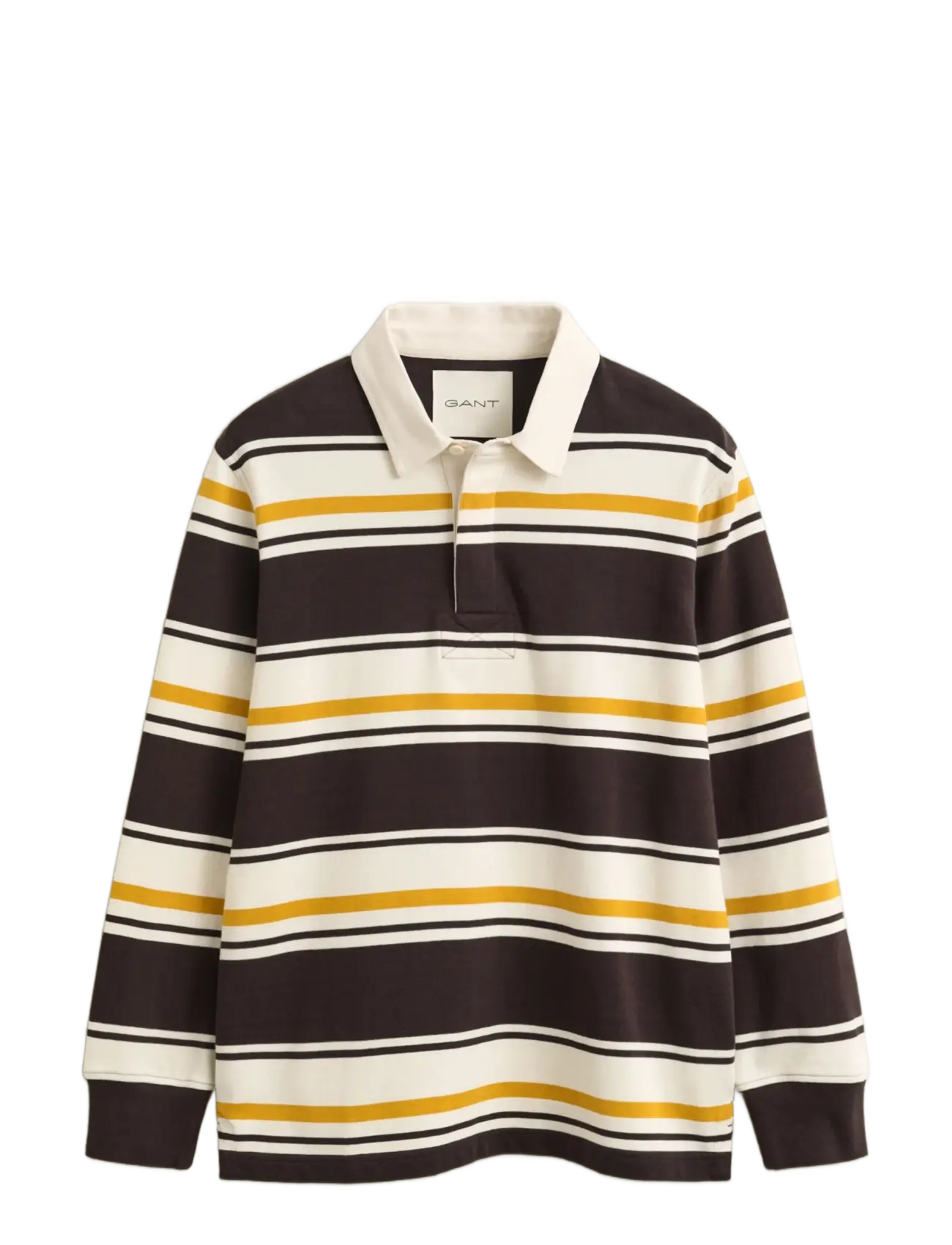 Gant STRIPED HEAVY RUGGER - Kleidung - CHARRED WOOD BROWN / brown