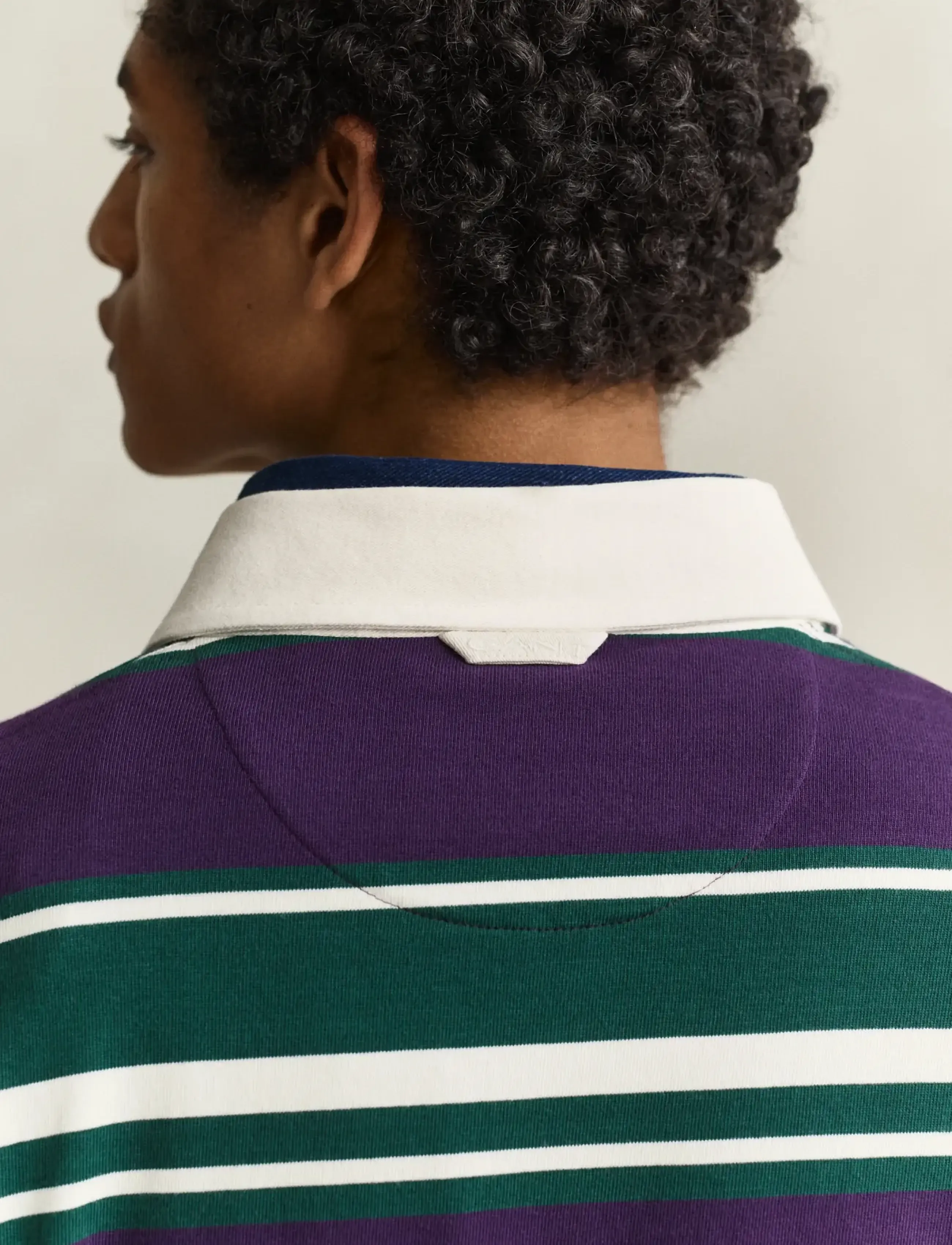 Gant Sweatshirt kräm / grön herr – bild 4