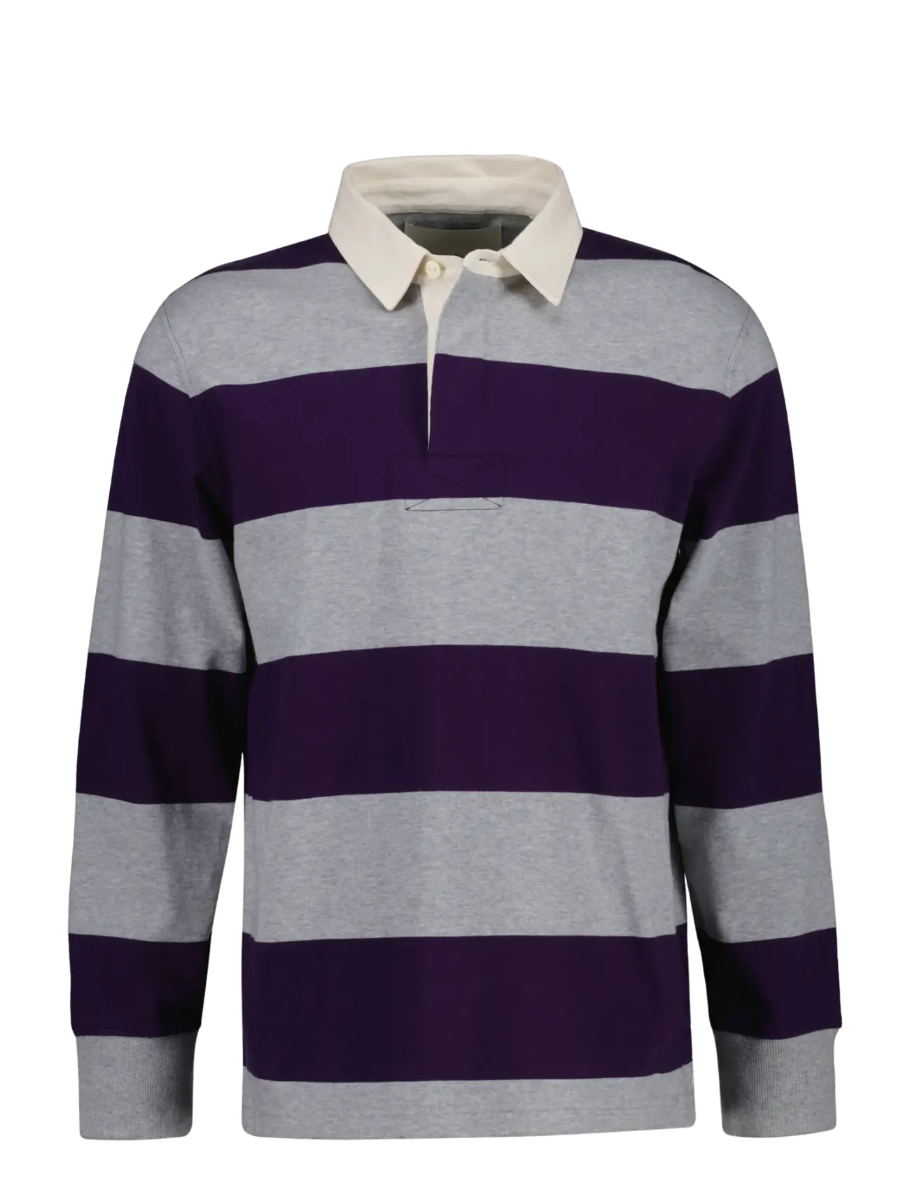 Gant - STRIPED HEAVY RUGGER - grey melange - 1