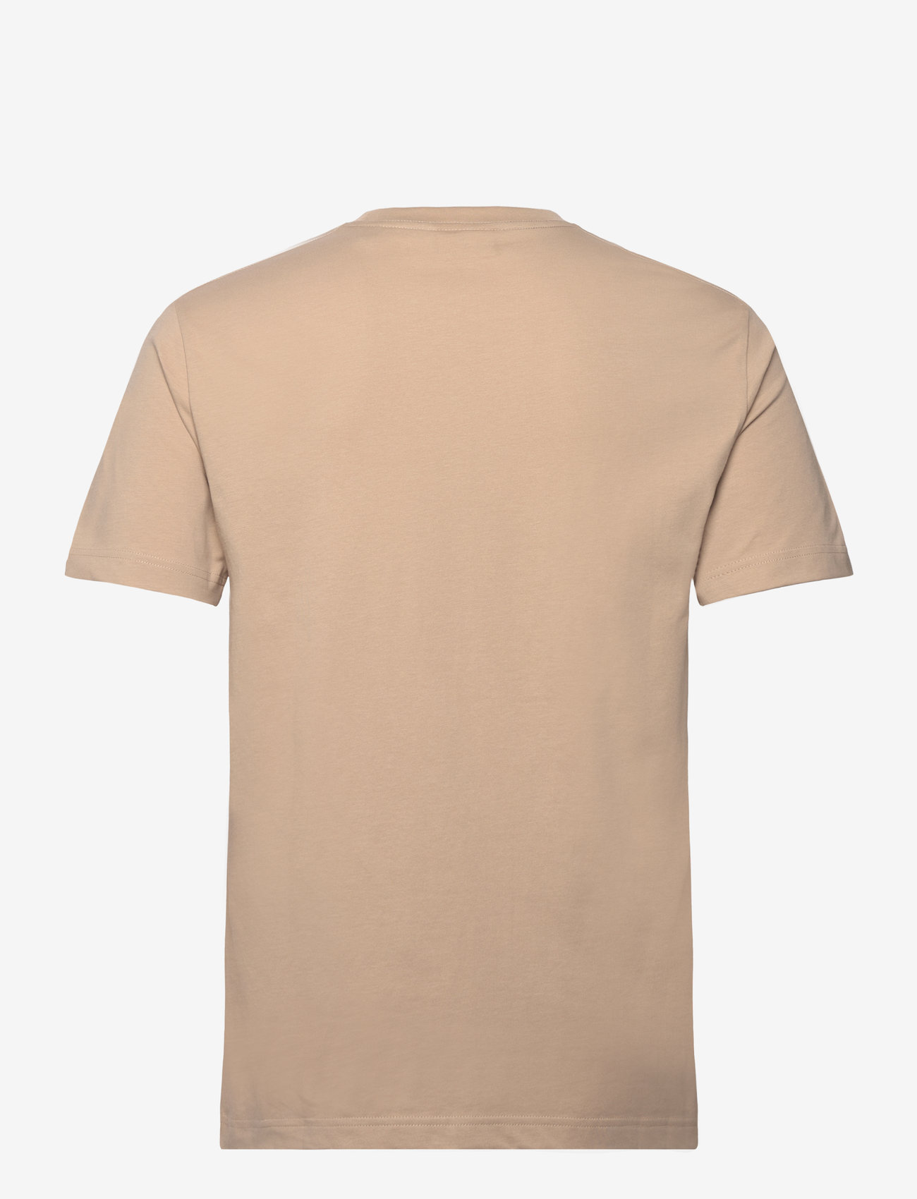 GANT - REG ARCHIVE SHIELD EMB SS T-SHIRT - kortärmade t-shirts - dry sand - 1