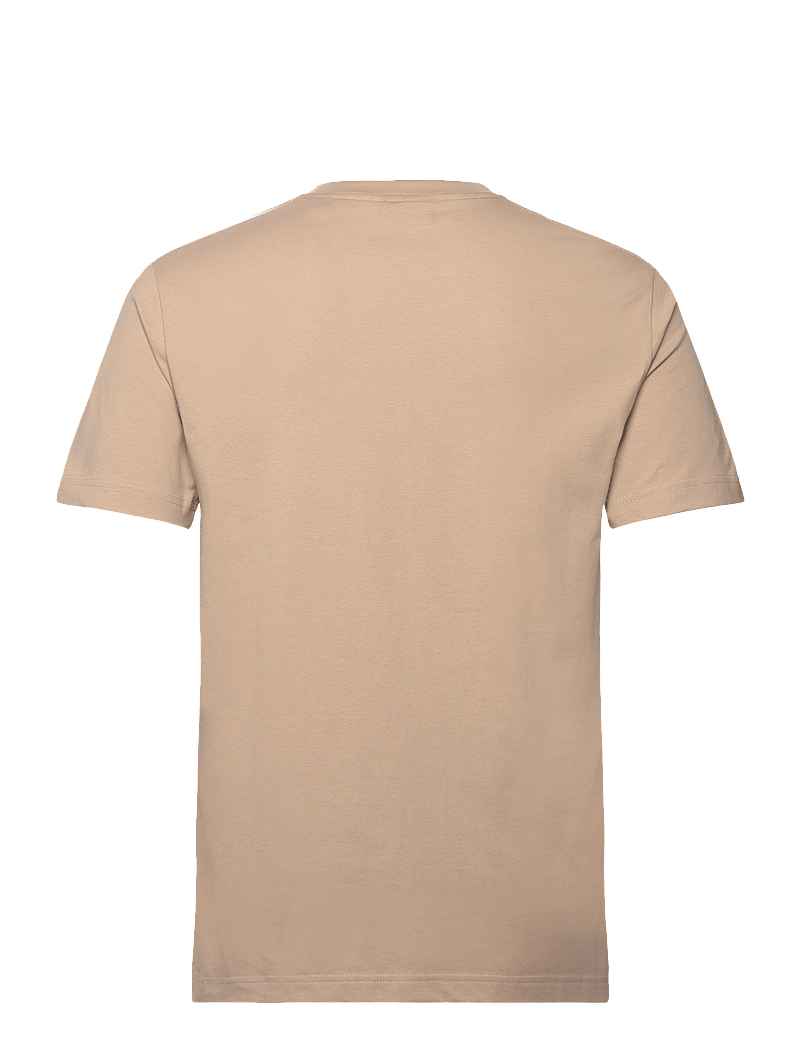 GANT - REG ARCHIVE SHIELD EMB SS T-SHIRT - kortärmade t-shirts - dry sand - 1