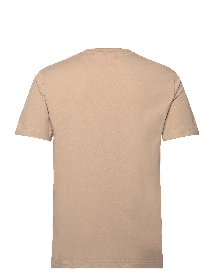 Gant - REG ARCHIVE SHIELD EMB SS T-SHIRT - kurzärmelig - dry sand - 1
