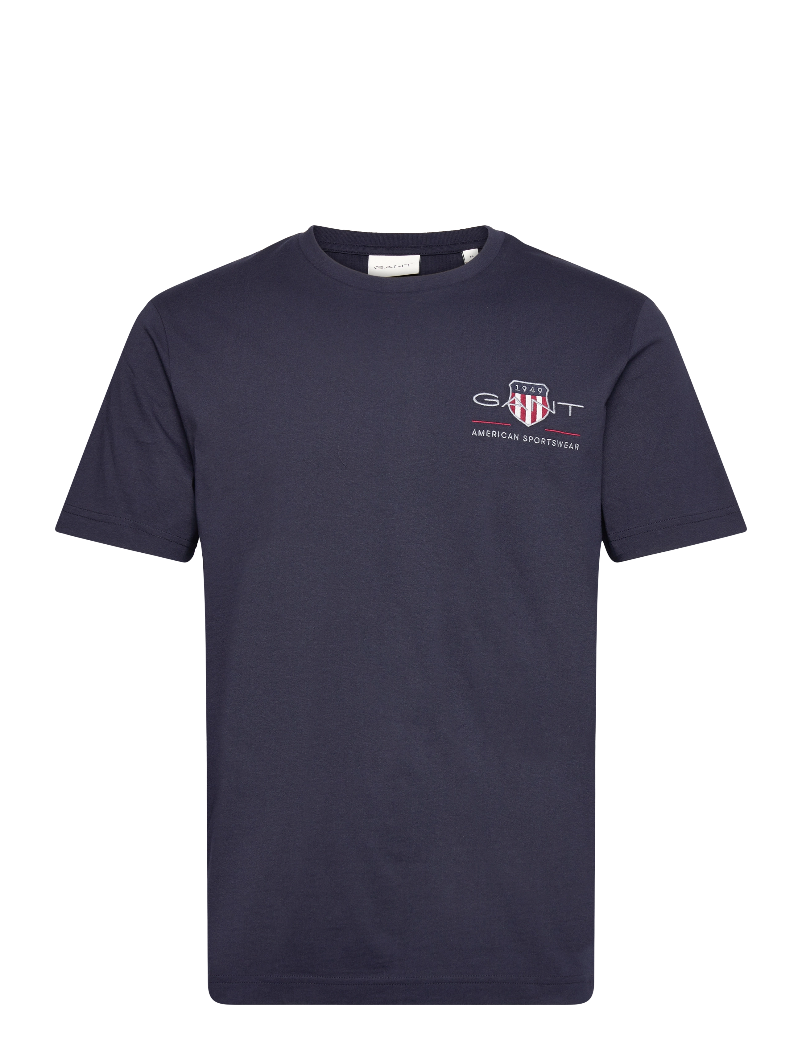 GANT Reg Archive Shield Emb Ss T-Shirt Navy - M - Herren