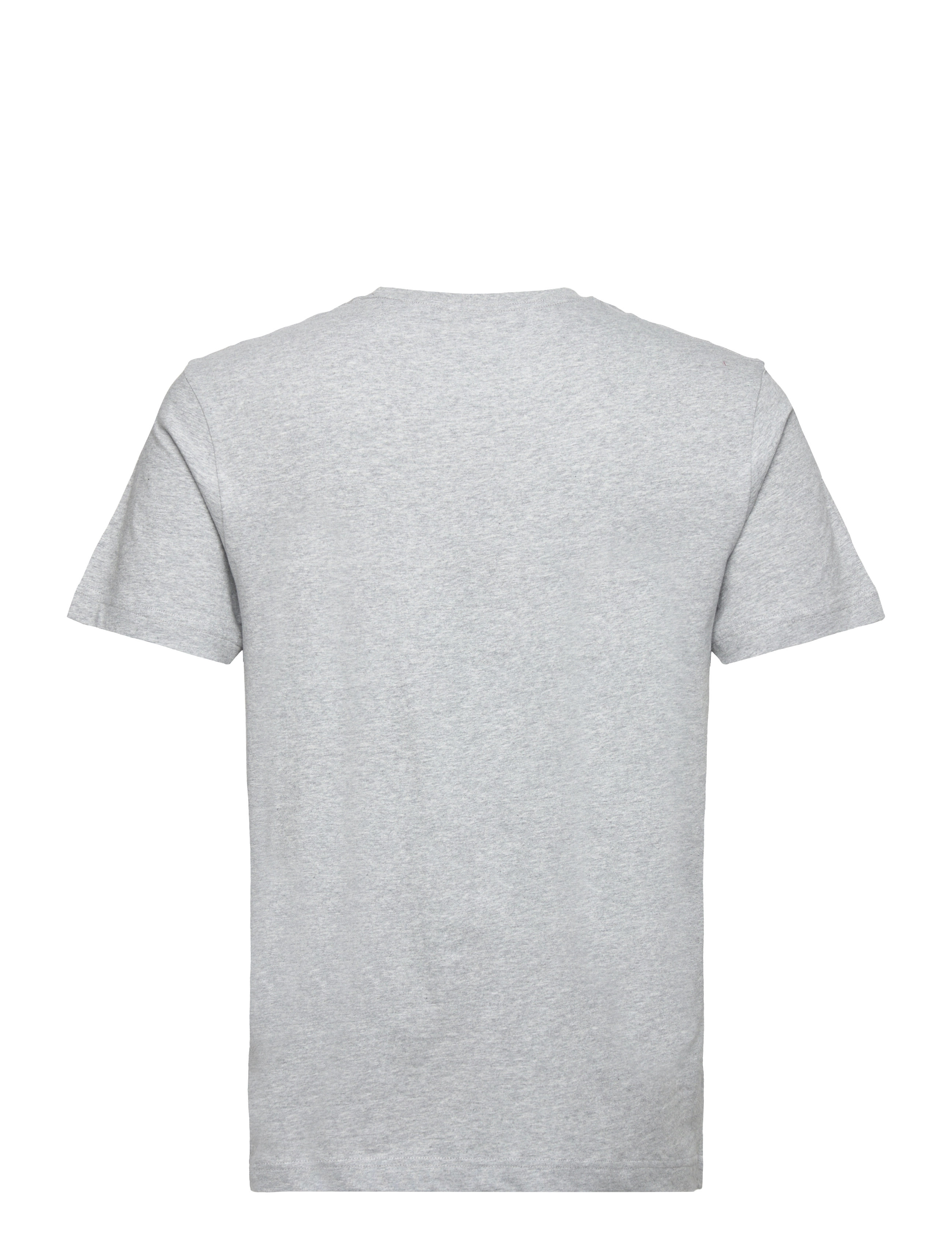 Gant - REG ARCHIVE SHIELD EMB SS T-SHIRT - kortærmede t-shirts - grey melange - 2