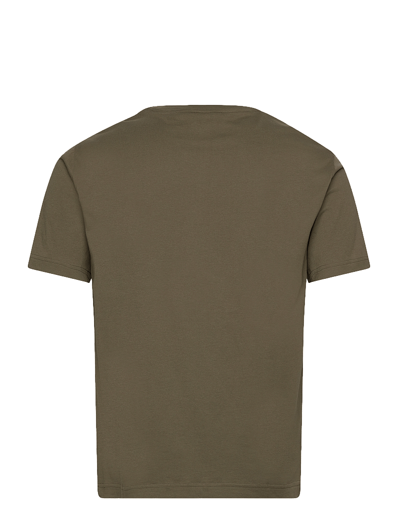 Gant - REG ARCHIVE SHIELD EMB SS T-SHIRT - t-krekli ar īsām piedurknēm - juniper green - 2