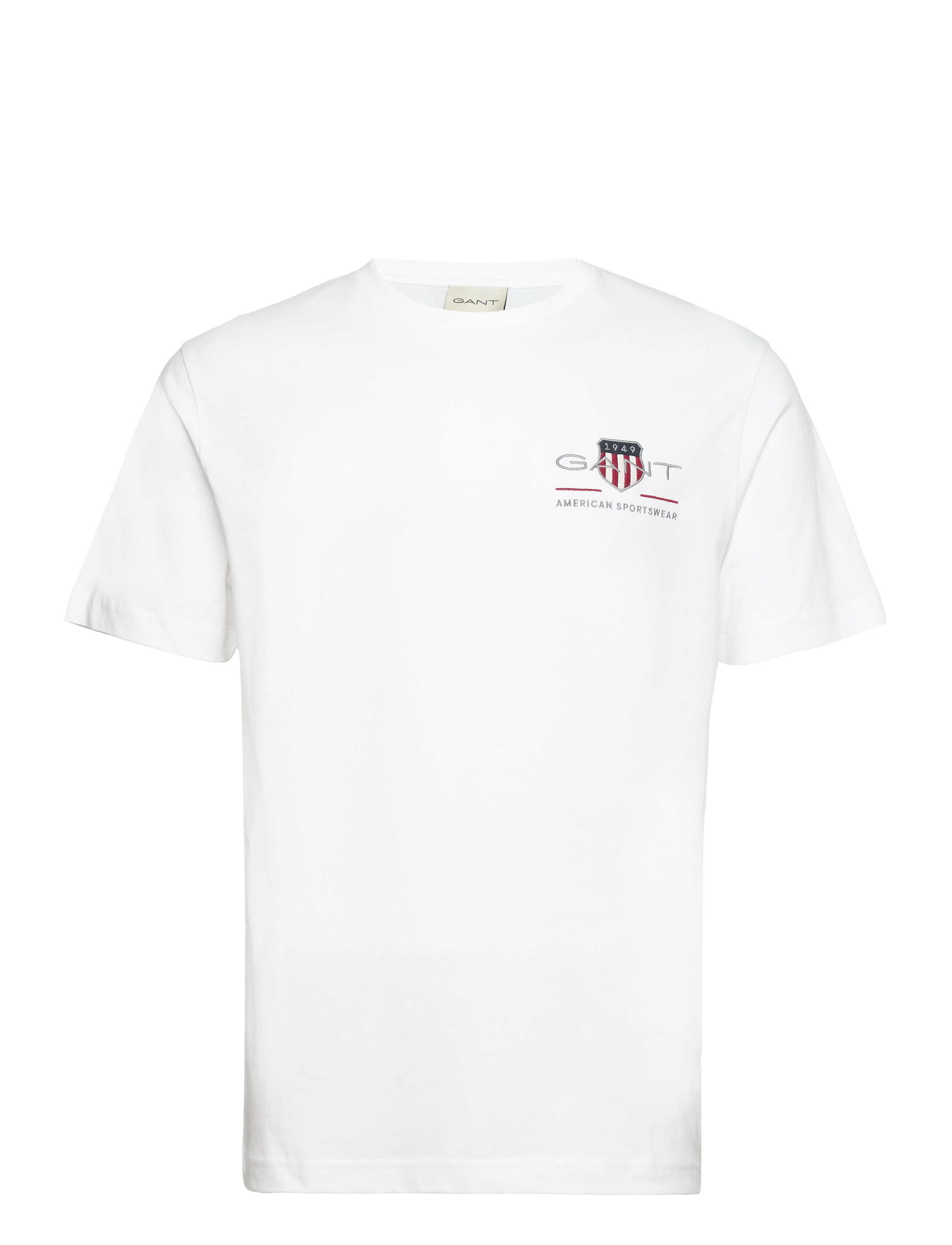 GANT Reg Archive Shield Emb Ss T-Shirt Weiß - XL - Herren