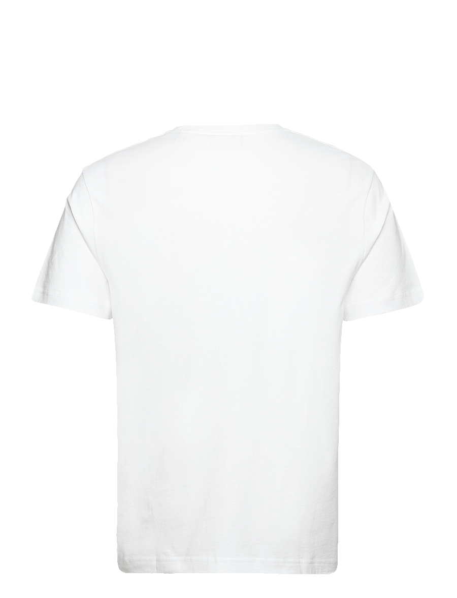 Gant - REG ARCHIVE SHIELD EMB SS T-SHIRT - lühikeste varrukatega t-särgid - white - 2