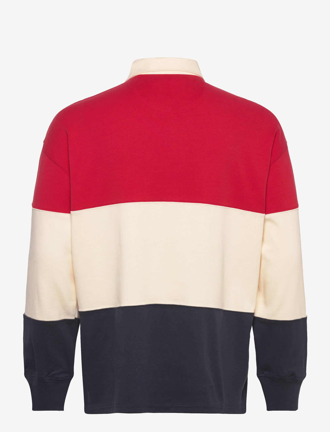 GANT - BLOCKED HEAVY RUGGER - langärmelig - ruby red - 1