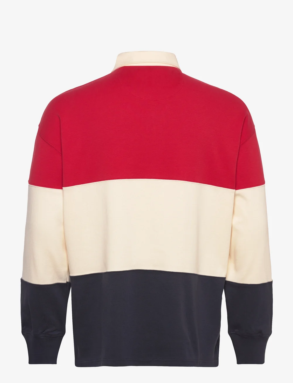 GANT - BLOCKED HEAVY RUGGER - langärmelig - ruby red - 1