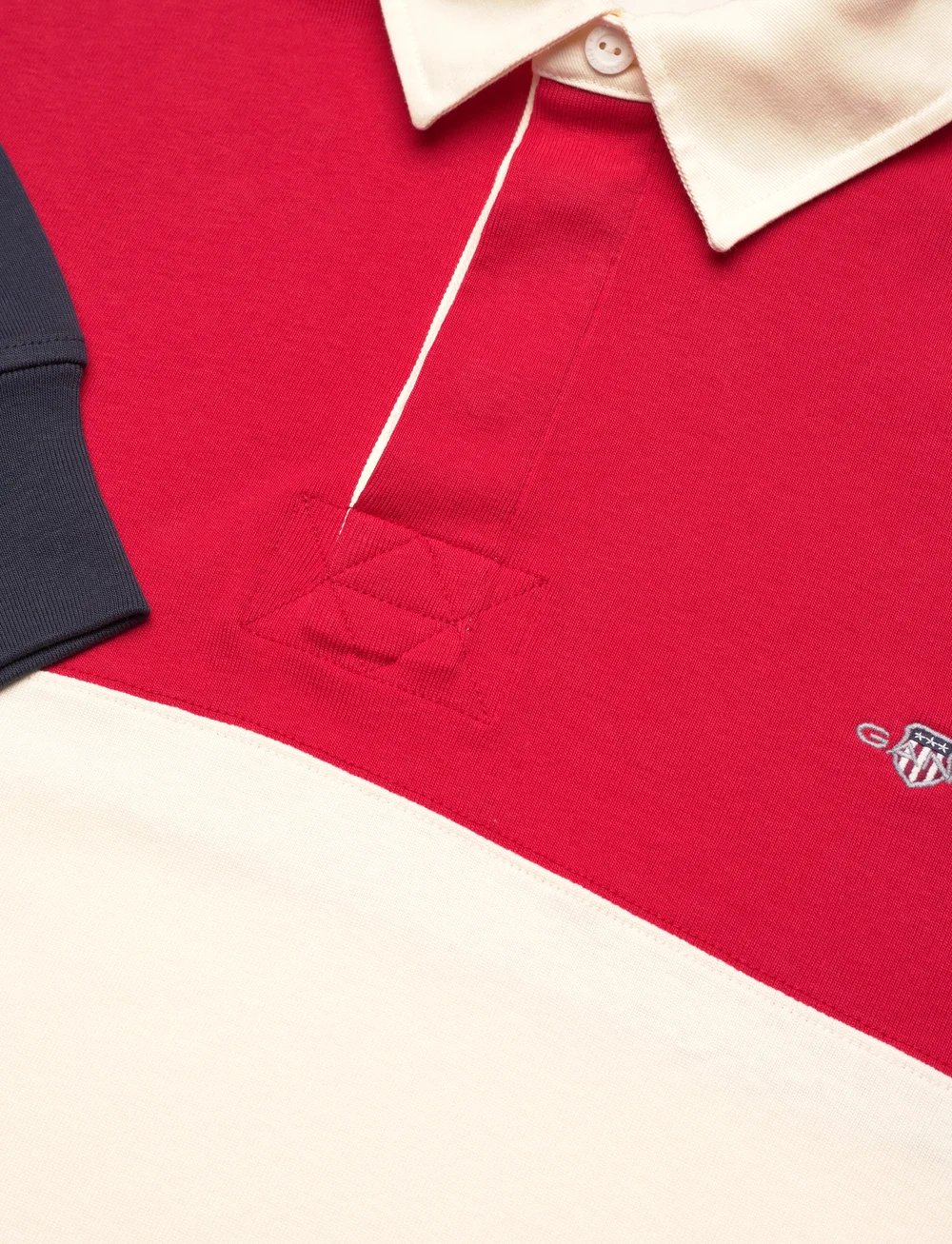 GANT - BLOCKED HEAVY RUGGER - langärmelig - ruby red - 2