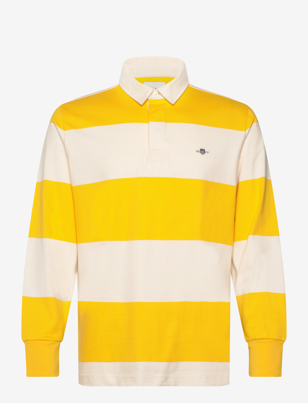 GANT - BARSTRIPE RUGGER - langærmede poloer - daffodil yellow - 1