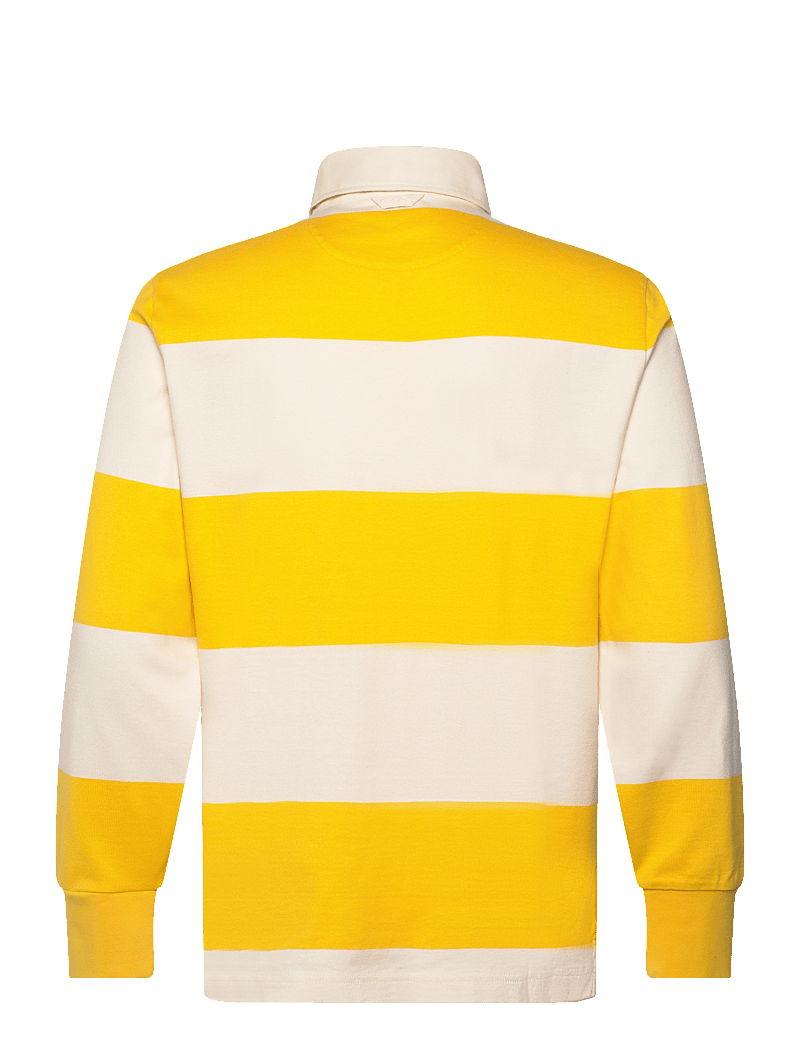 GANT - BARSTRIPE RUGGER - polo marškinėliai ilgomis rankovėmis - daffodil yellow - 2