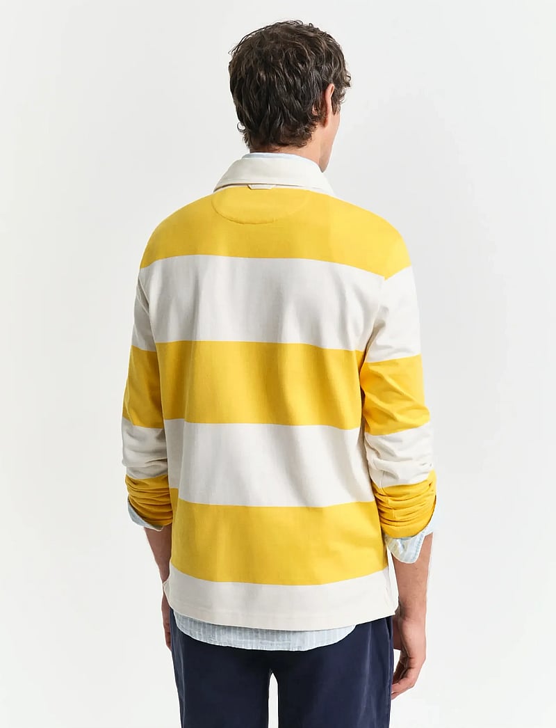 GANT - BARSTRIPE RUGGER - polo marškinėliai ilgomis rankovėmis - daffodil yellow - 3