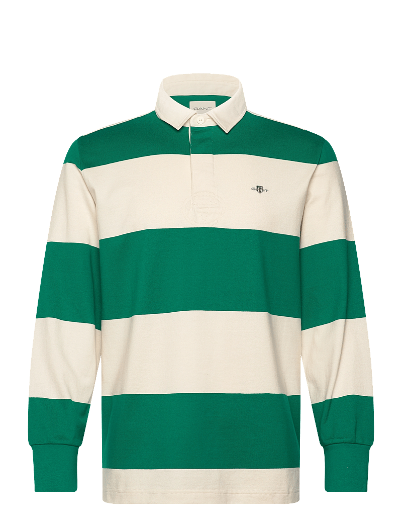 Gant - BARSTRIPE RUGGER - langärmelig - deep green - 0