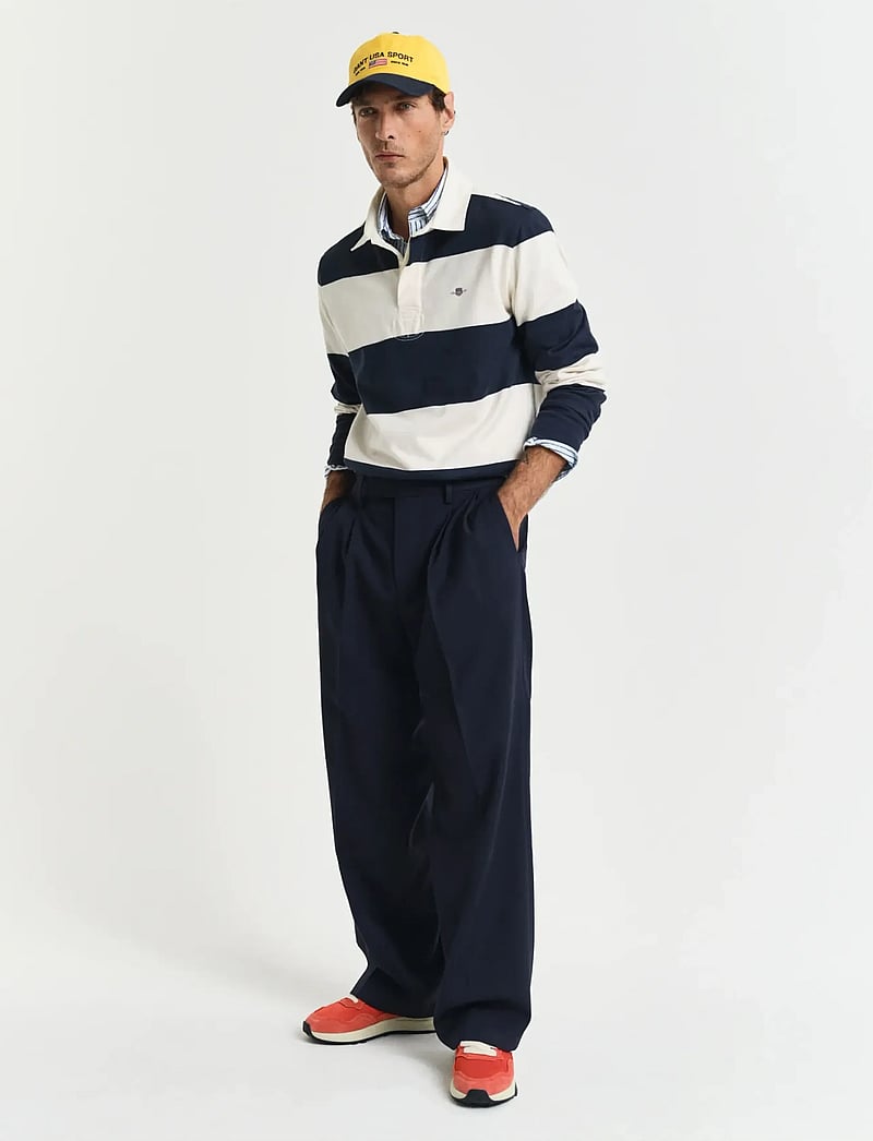 Gant - BARSTRIPE RUGGER - langärmelig - evening blue - 5