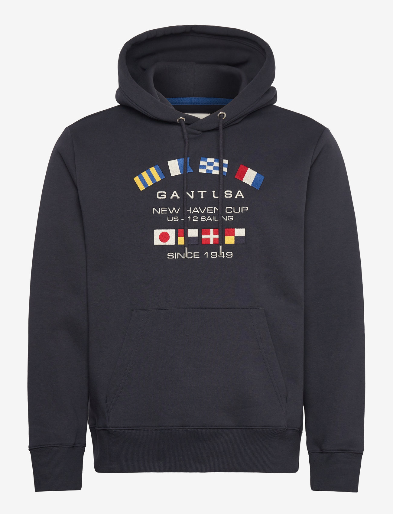 GANT - GRAPHIC SWEAT HOODIE - sweats à capuche - evening blue - 0