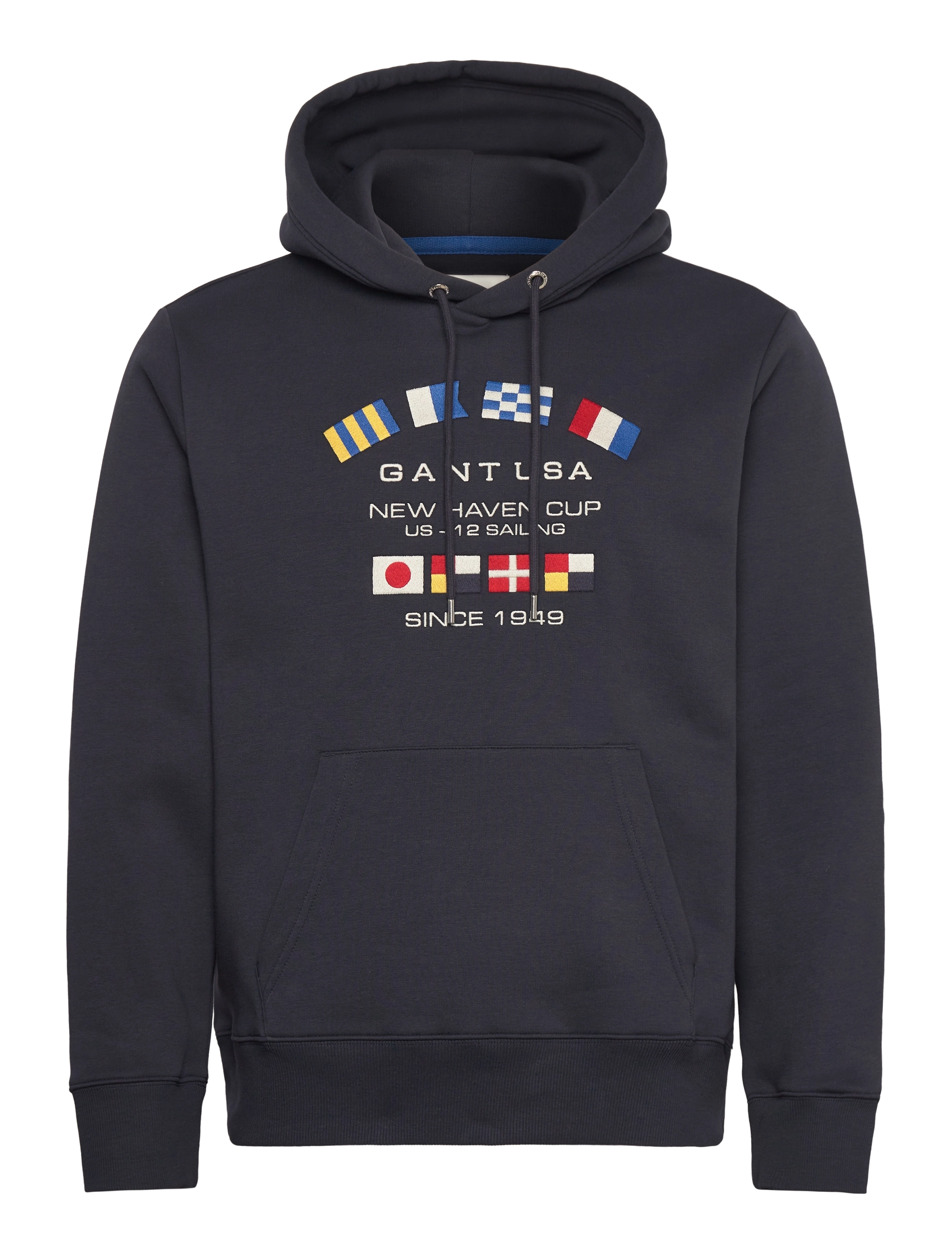 Gant GRAPHIC SWEAT HOODIE - Sweatshirts & hættetrøjer - EVENING BLUE / navy