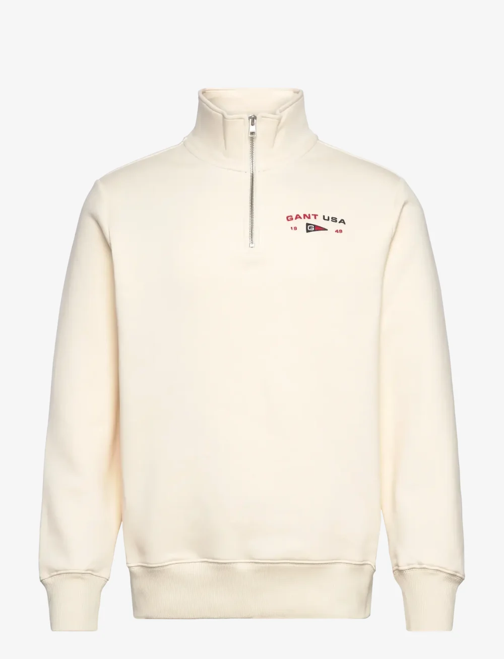 GANT - GRAPHIC HALF ZIP - shoppa efter tillfälle - cream - 0