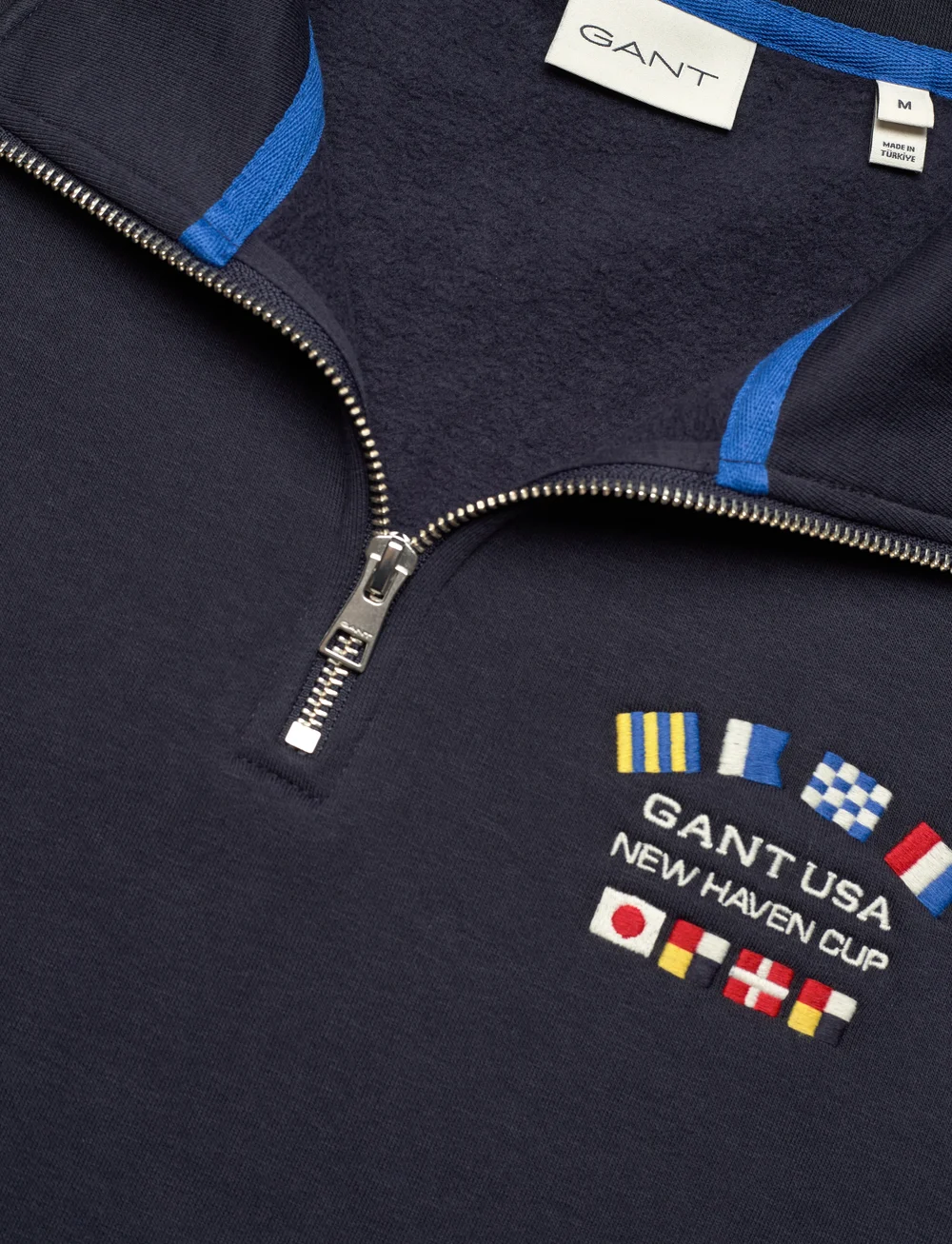 GANT - GRAPHIC HALF ZIP - osta olukorra järgi - evening blue - 2