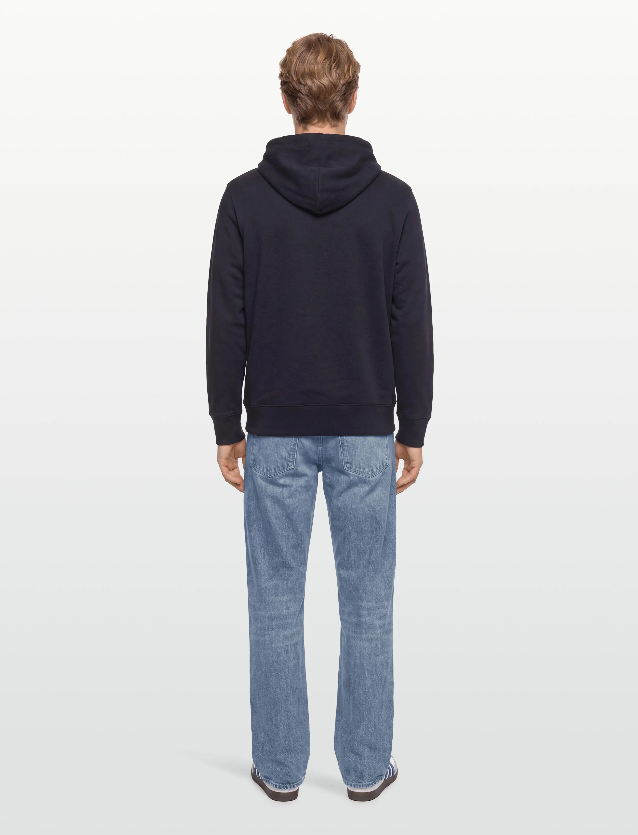 Gant - CONTRAST SWEAT HOODIE - sportiska stila džemperi - evening blue - 4