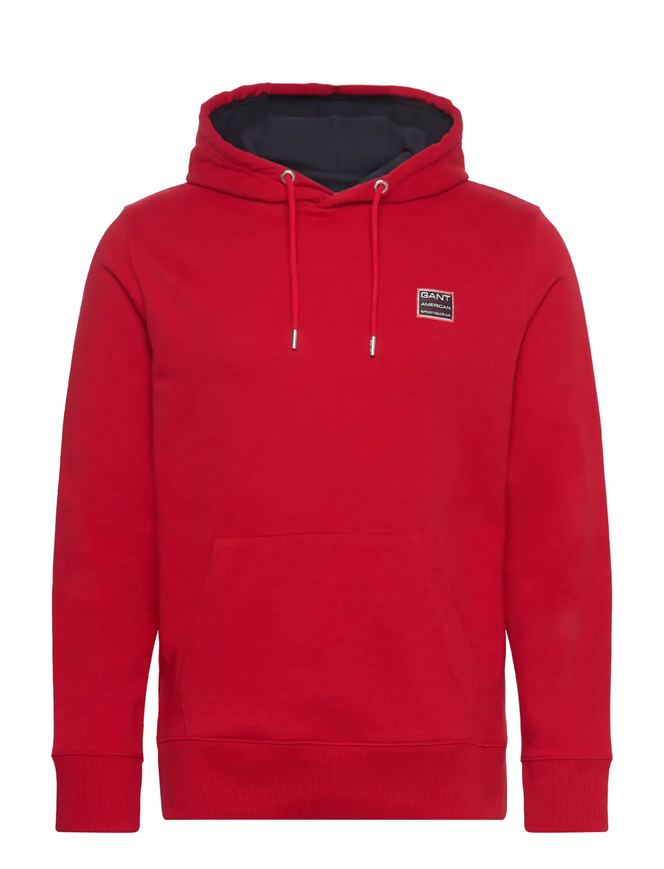 Gant CONTRAST SWEAT HOODIE - Sweatshirts & hættetrøjer - RUBY RED / red