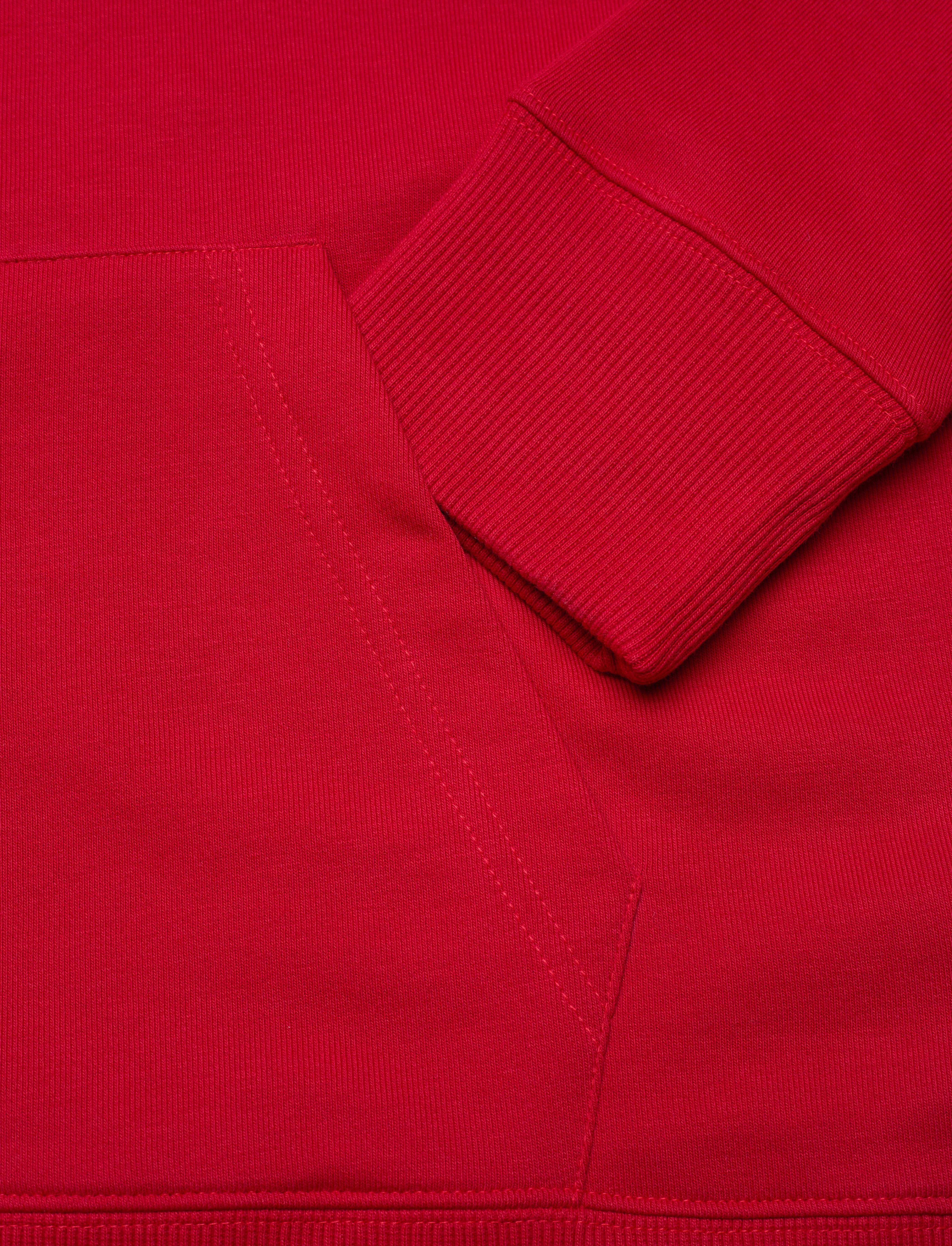 Gant - CONTRAST SWEAT HOODIE - hættetrøjer - ruby red - 3