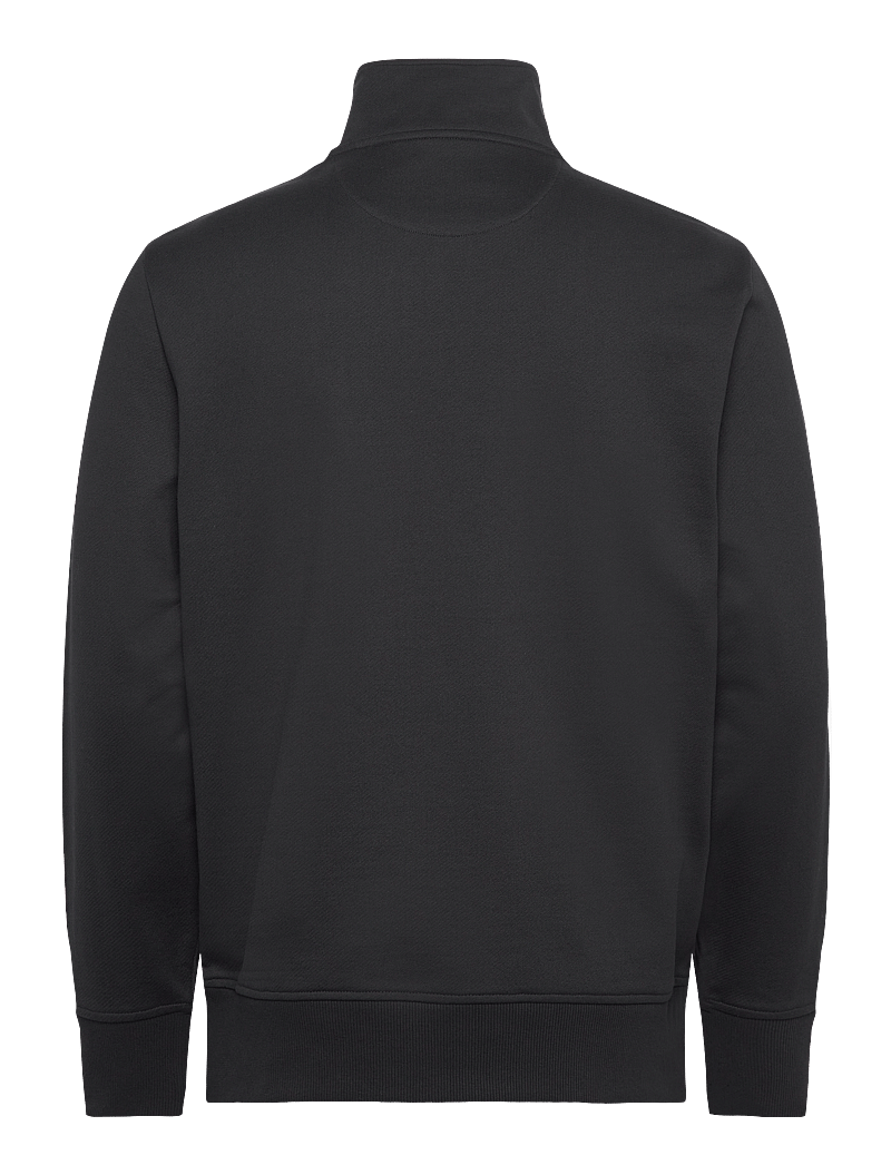 GANT - SMALL GRAPHIC HALF ZIP SWEAT - truien - black - 1