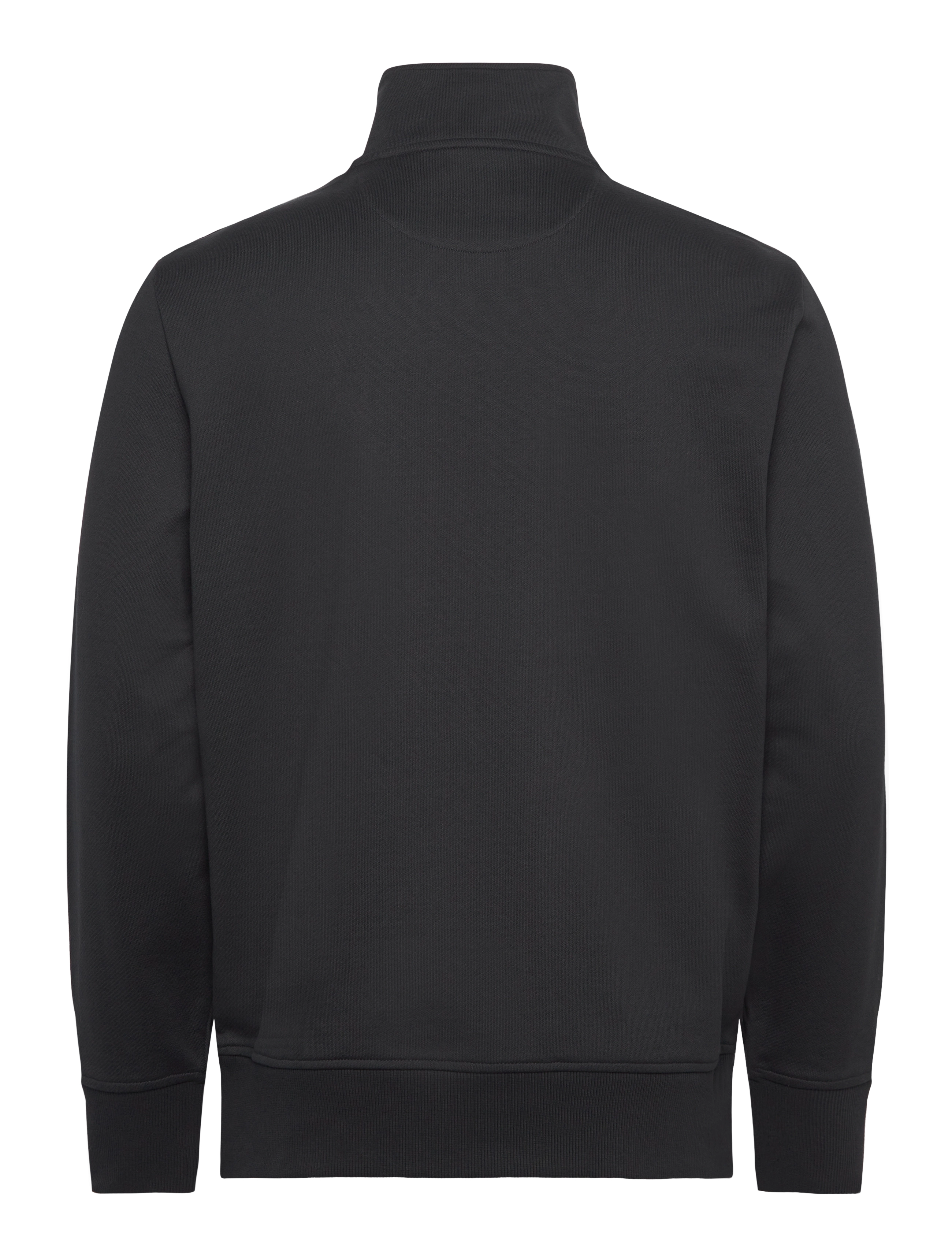 Gant - SMALL GRAPHIC HALF ZIP SWEAT - swetry - black - 1