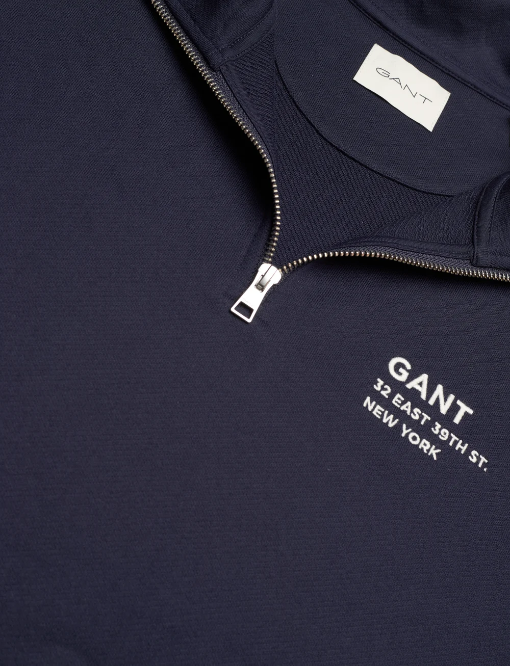 GANT - SMALL GRAPHIC HALF ZIP SWEAT - osta olukorra järgi - evening blue - 2