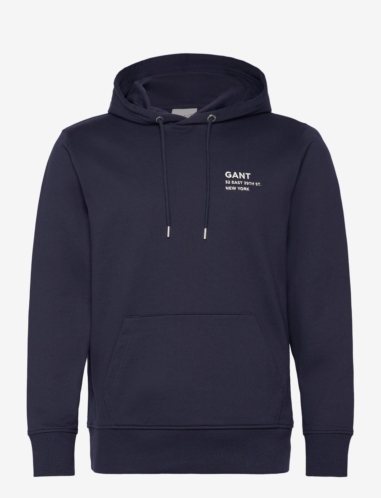 GANT - SMALL GRAPHIC SWEAT HOODIE - kapuutsiga dressipluusid - evening blue - 0