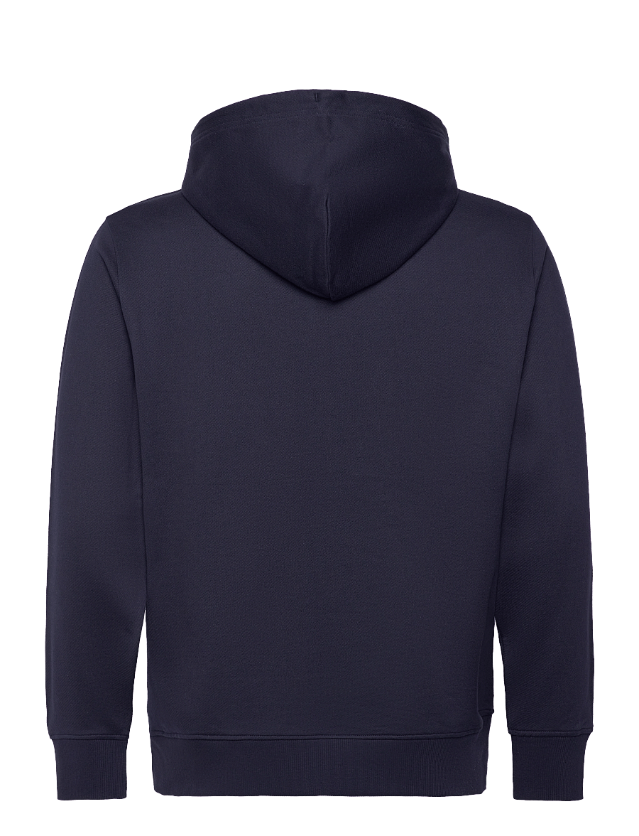 Gant - SMALL GRAPHIC SWEAT HOODIE - hoodies - evening blue - 1