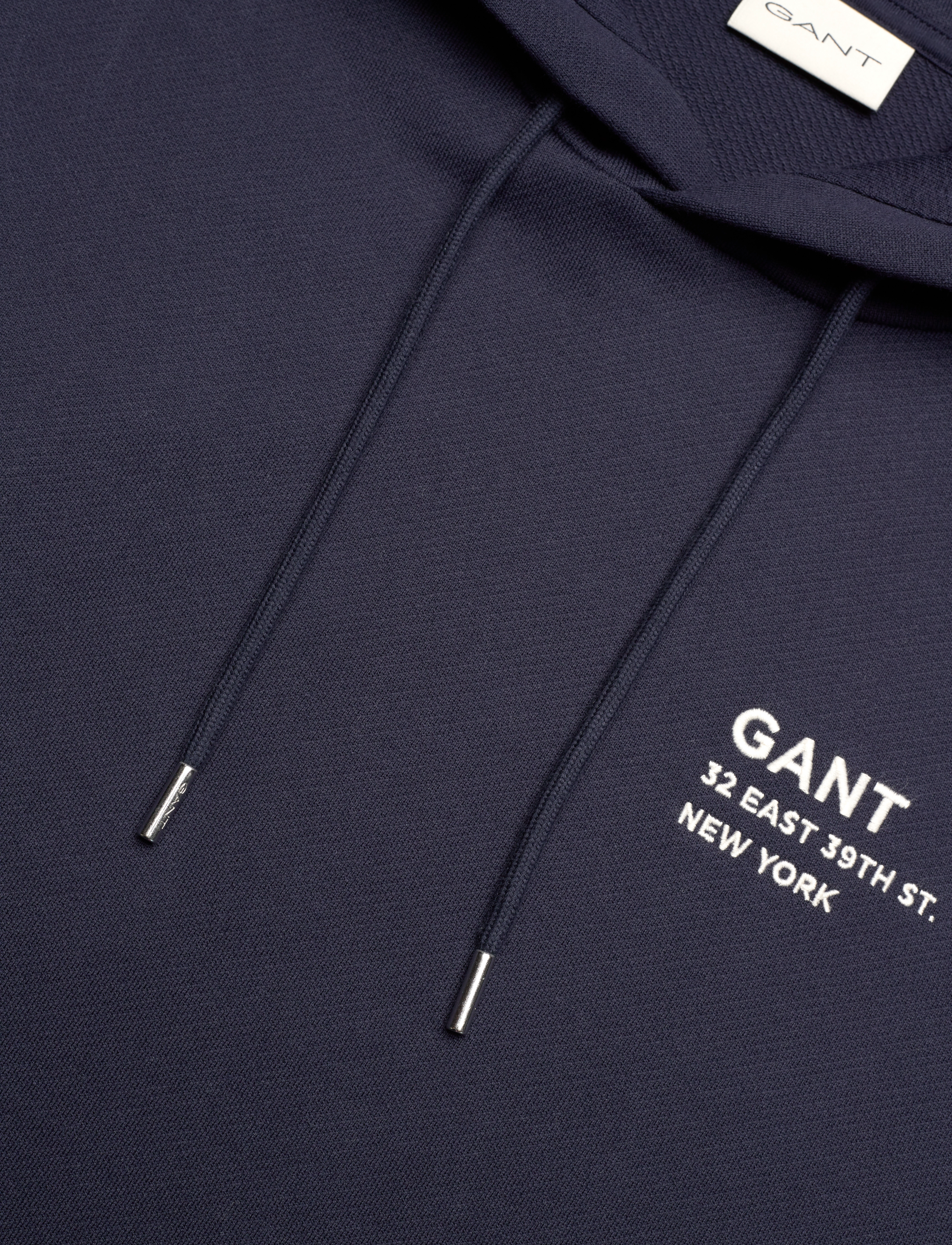 Gant - SMALL GRAPHIC SWEAT HOODIE - hoodies - evening blue - 2