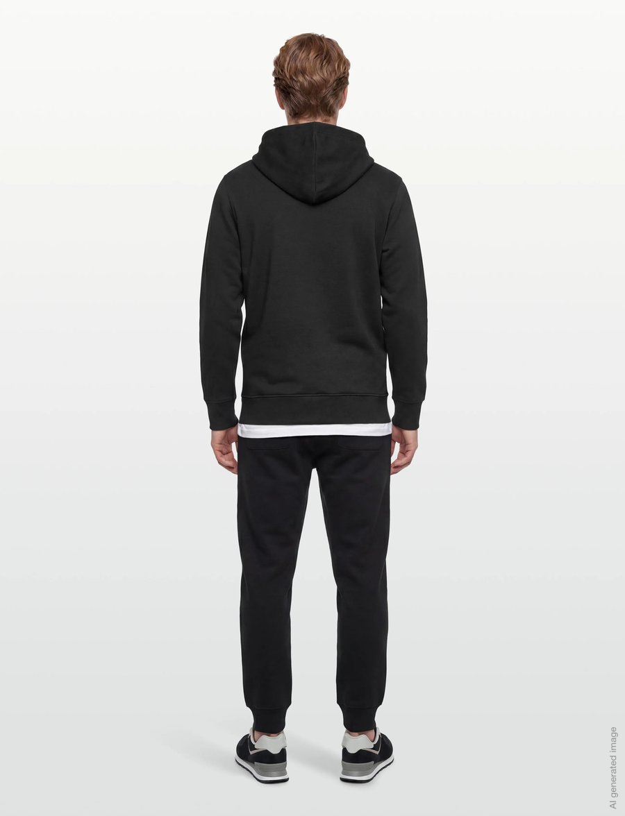 Gant - GRAPHIC SWEAT HOODIE - kapuzenpullover - black - 4