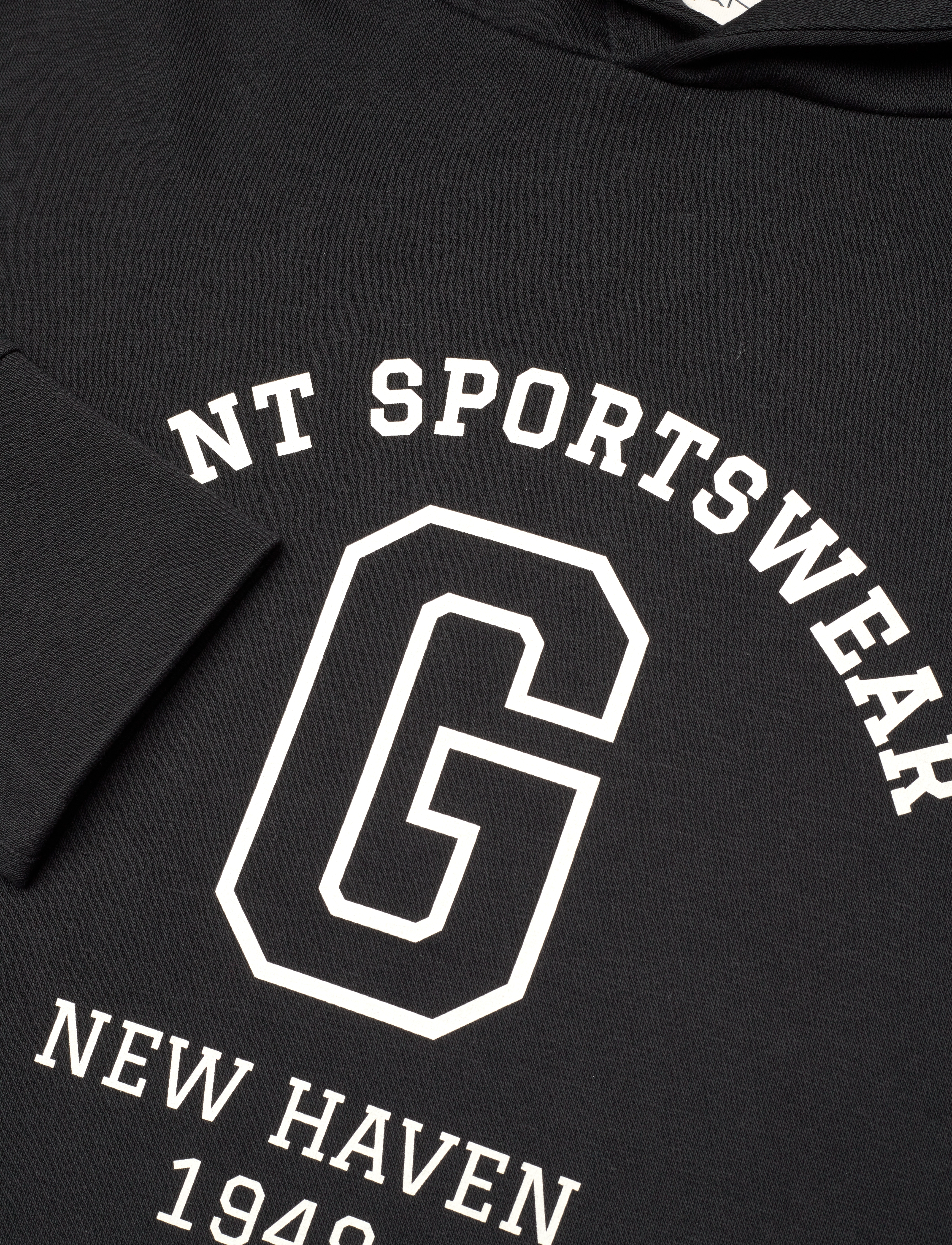 Gant - GRAPHIC SWEAT HOODIE - hupparit - black - 2