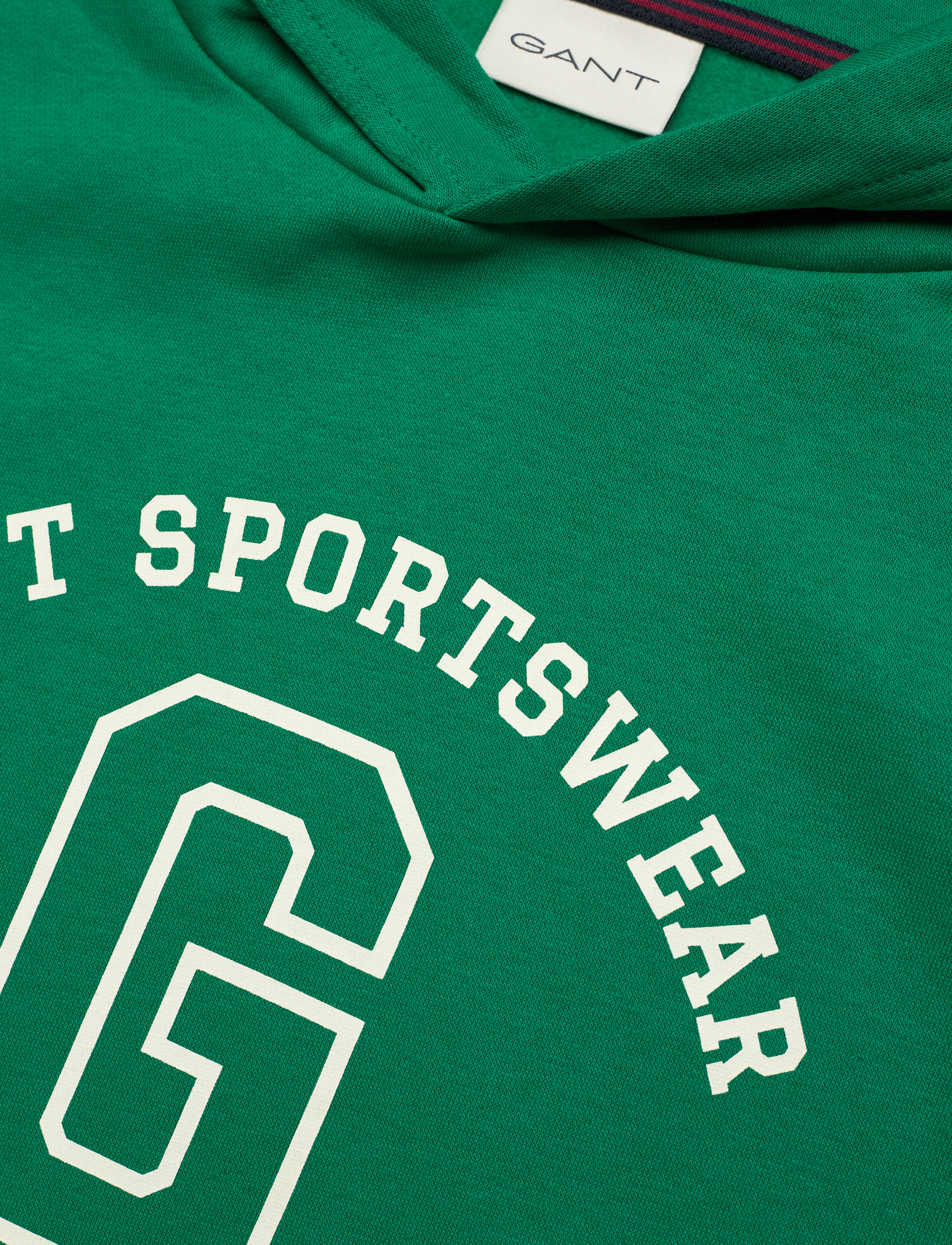 Gant - GRAPHIC SWEAT HOODIE - hupparit - deep green - 2