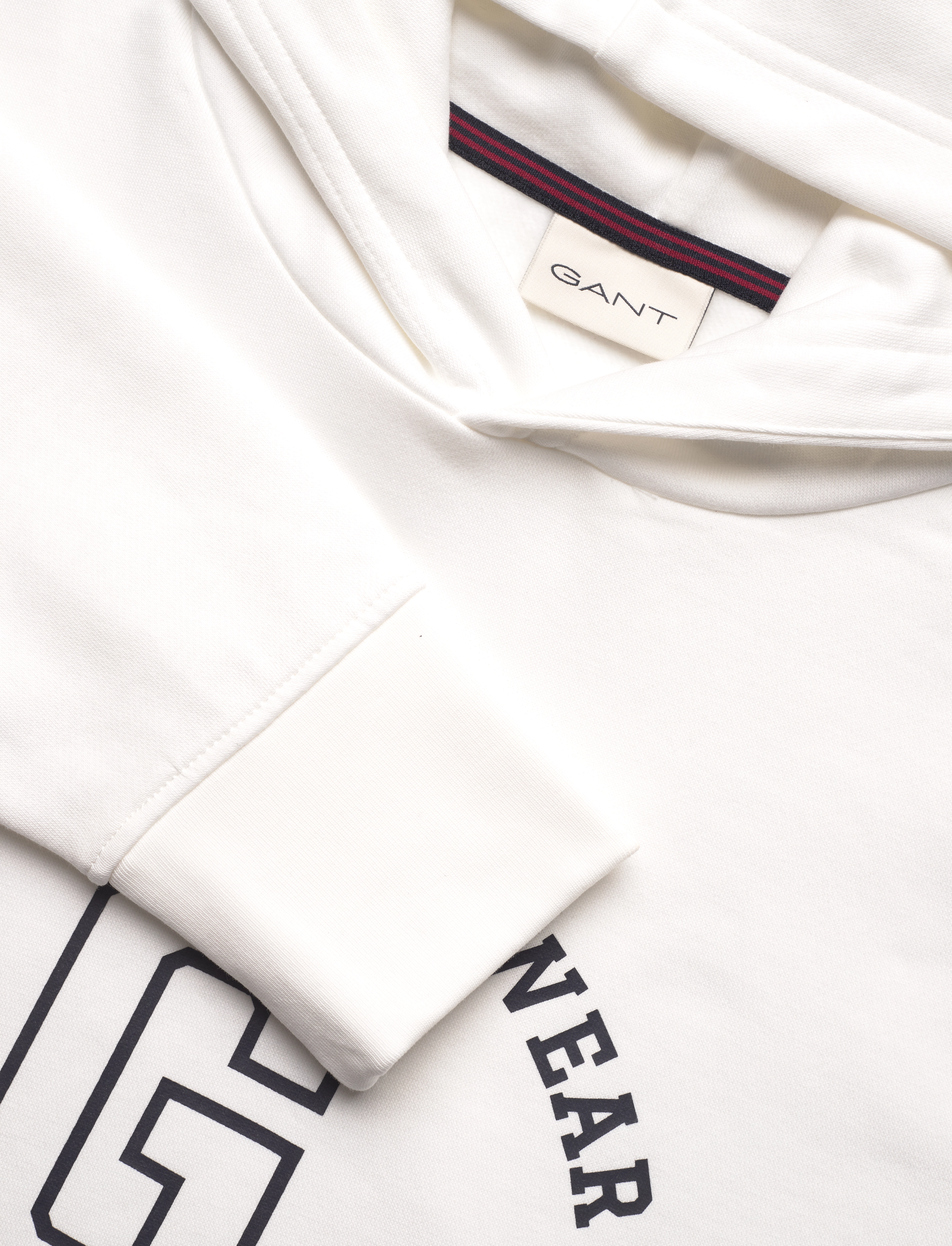 Gant - GRAPHIC SWEAT HOODIE - hættetrøjer - eggshell - 2