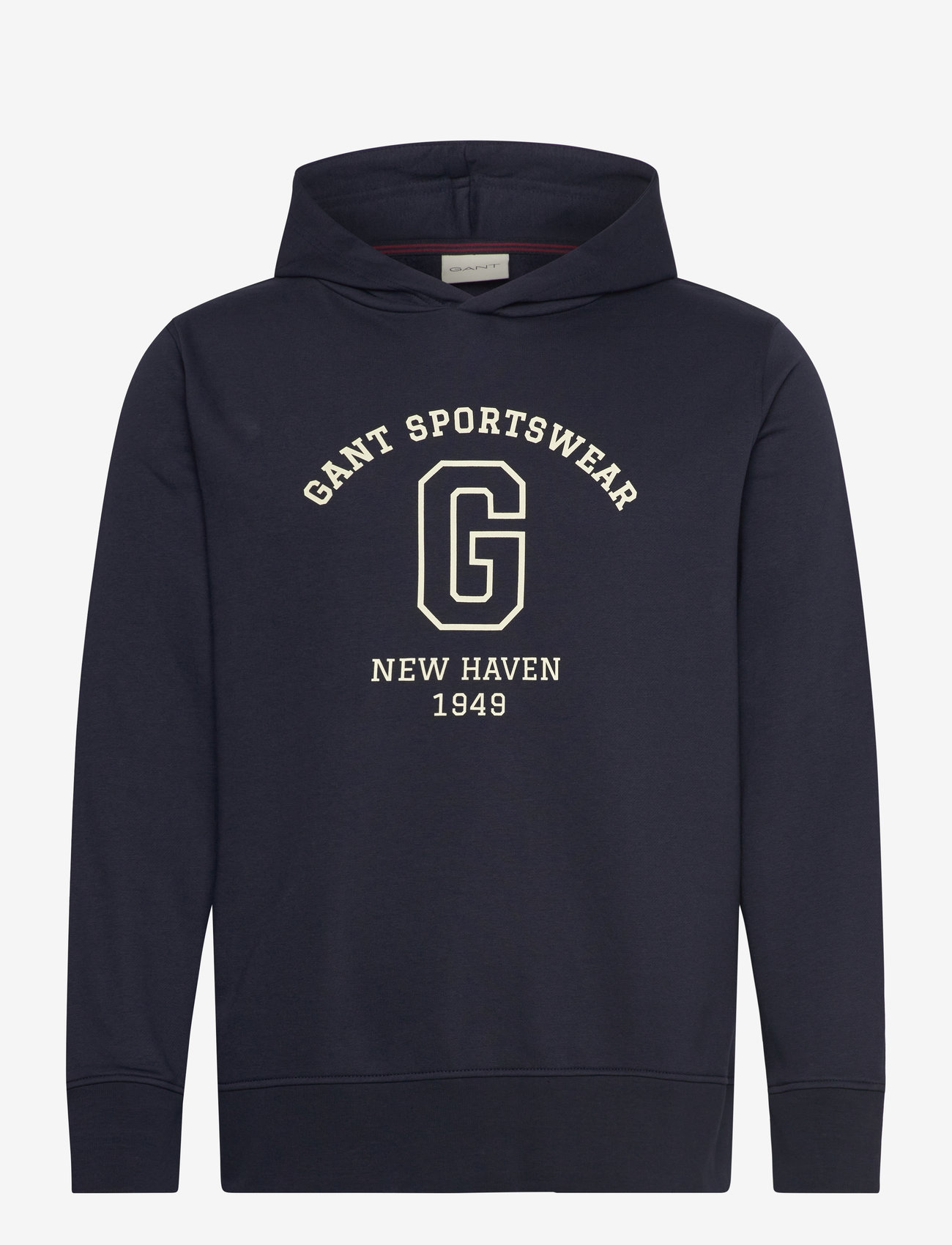 GANT - GRAPHIC SWEAT HOODIE - džemperi ar kapuci - evening blue - 0