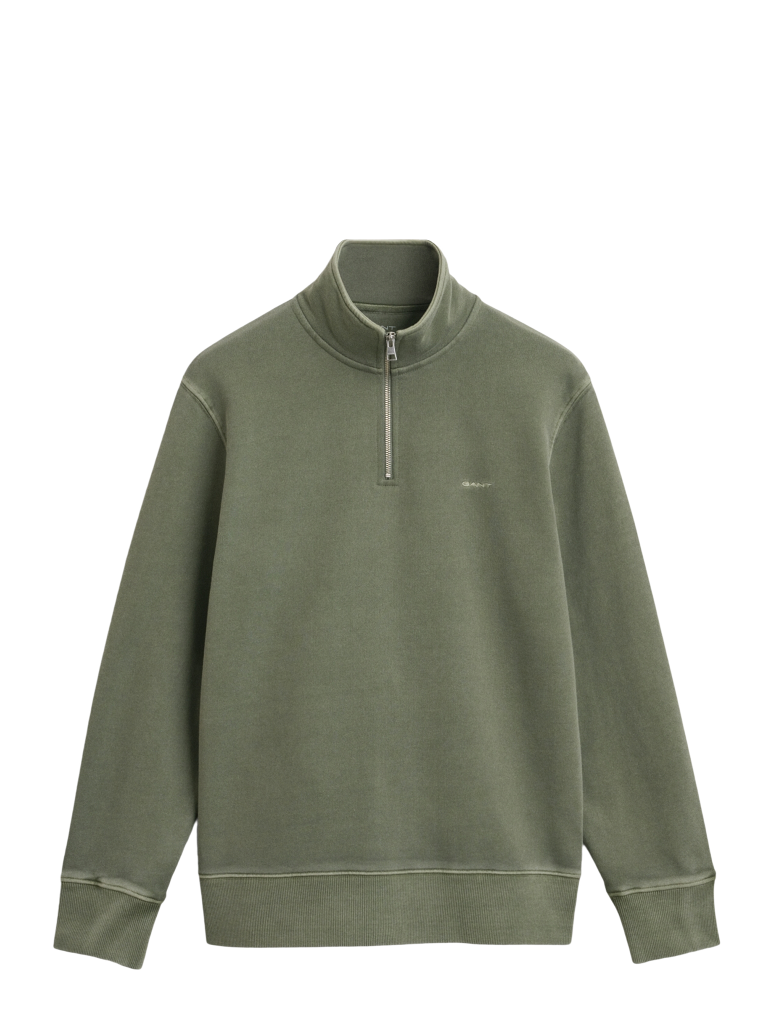 Gant SUNFADED HALF ZIP SWEAT - Gant - KALAMATA GREEN / green