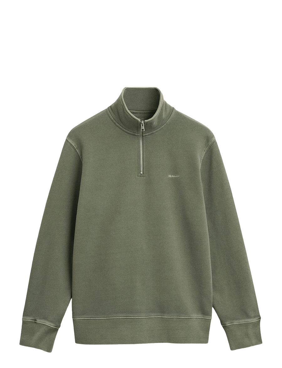 Gant - SUNFADED HALF ZIP SWEAT - nach anlass kaufen - kalamata green - 0